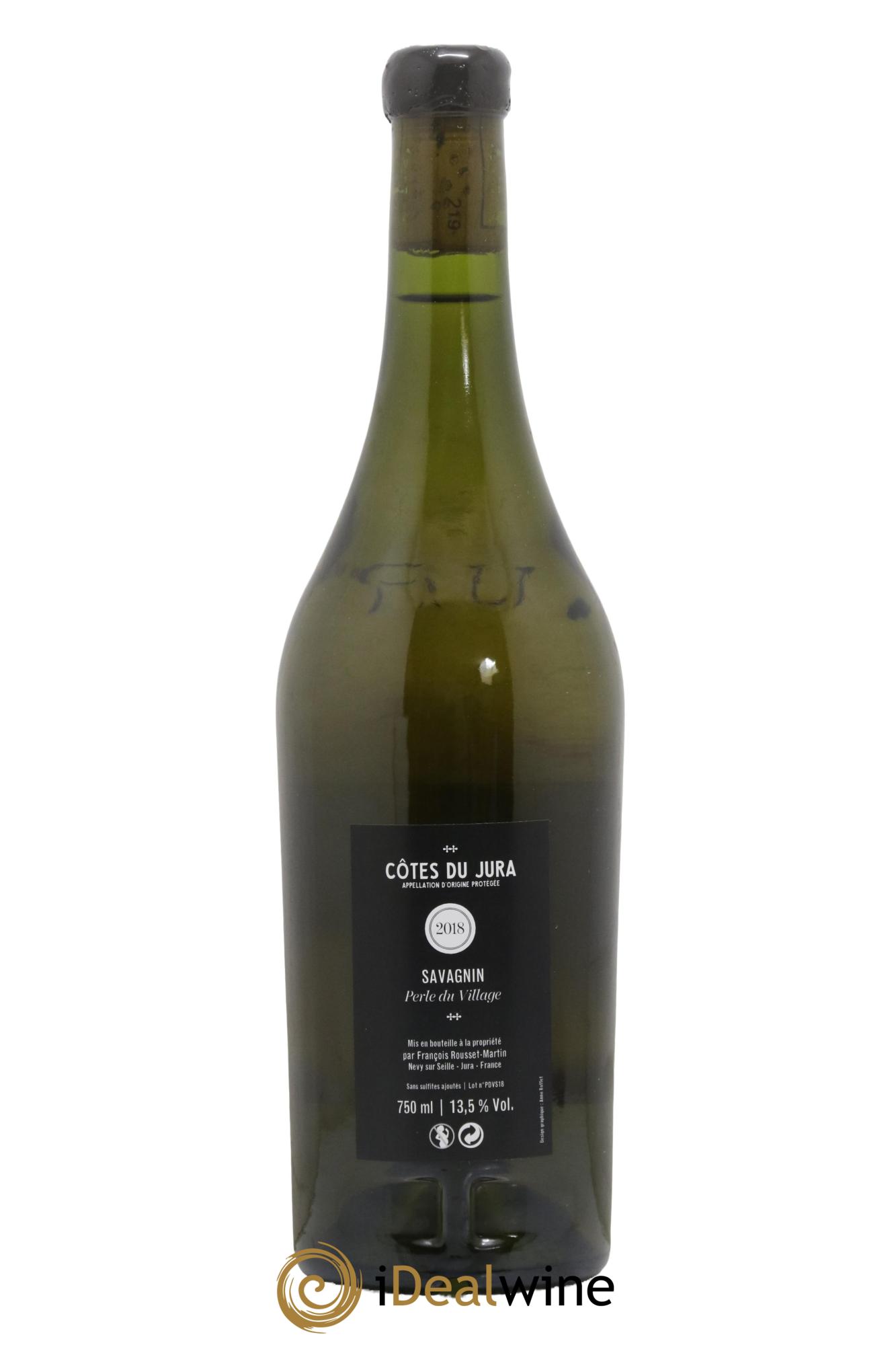 Côtes du Jura Perle du Village Domaine Francois Rousset Martin 2018 - Lot de 1 bouteille - 1