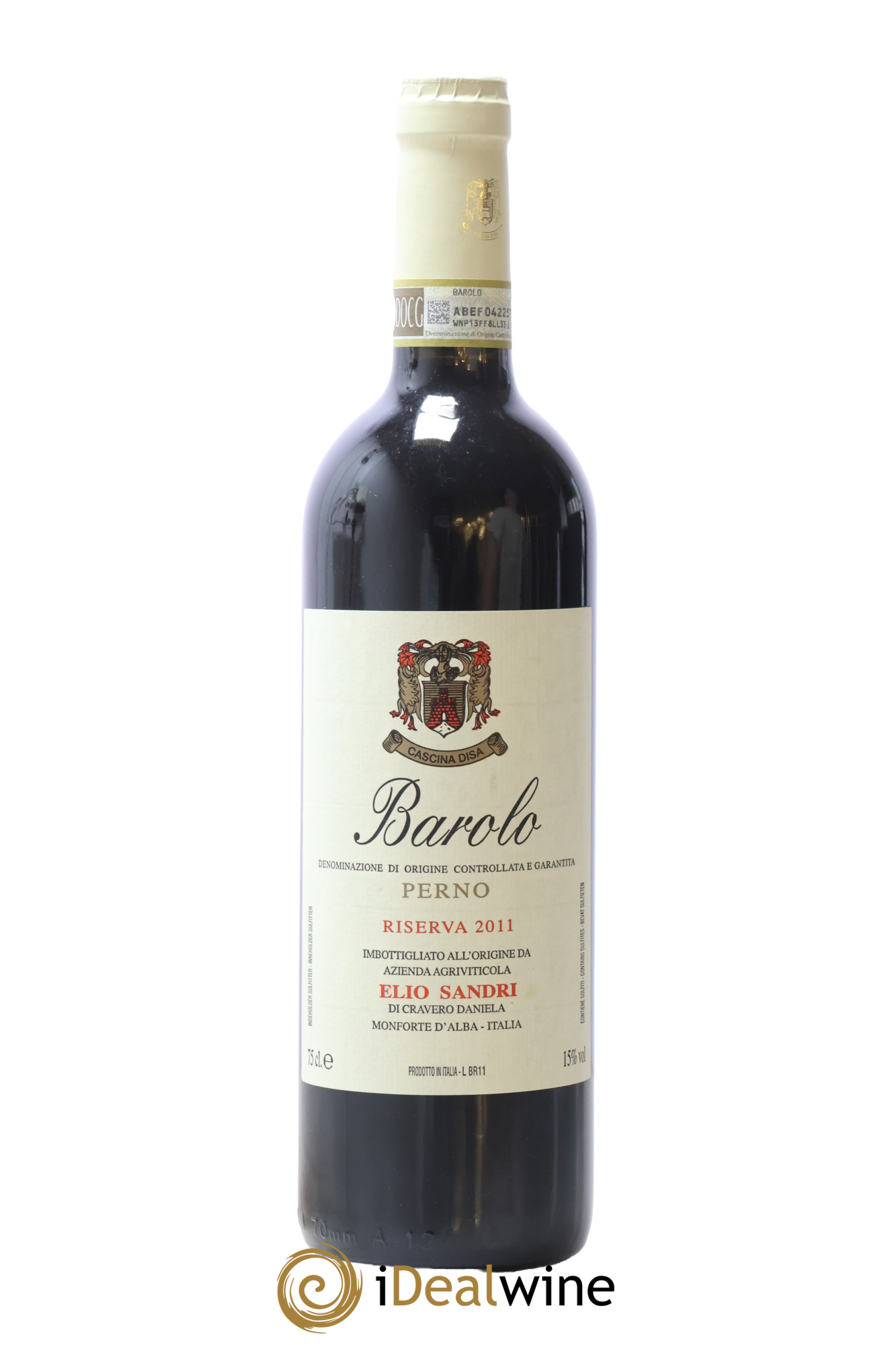 Barolo DOCG Riserva Perno Elio Sandri 2011 - Lot de 1 bouteille - 0