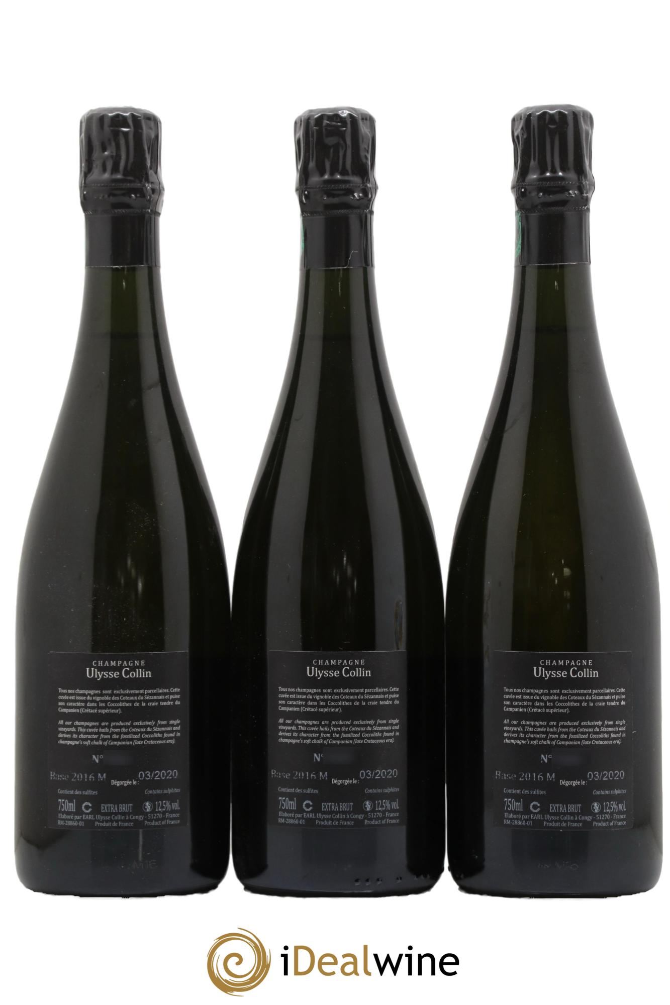Les Maillons Blanc de Noirs Extra-Brut Ulysse Collin - Lot de 3 bouteilles - 1