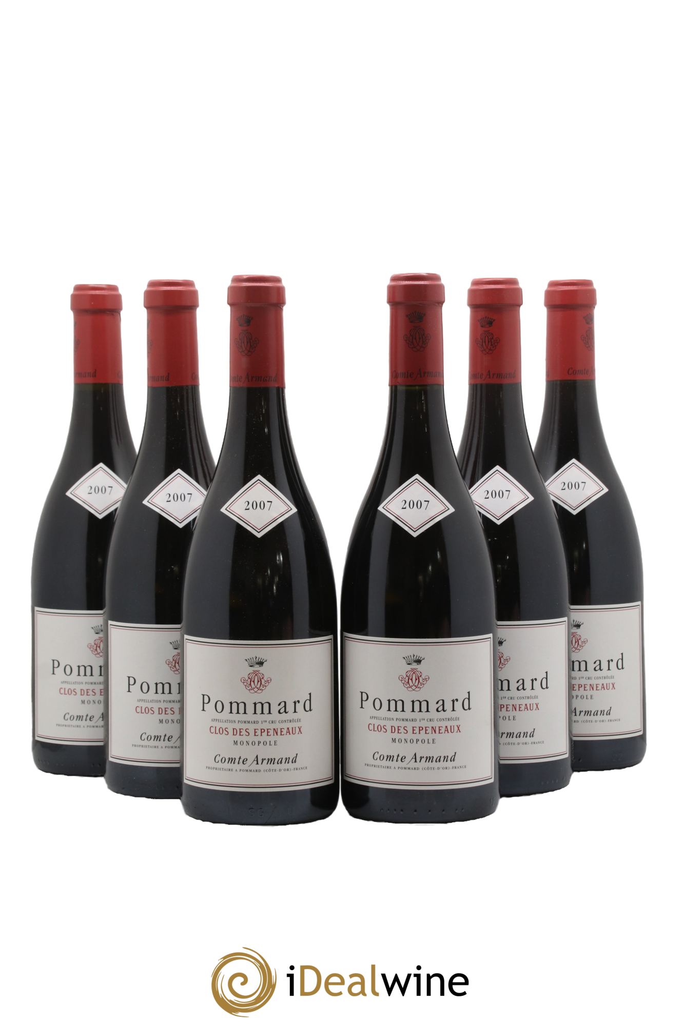 Pommard 1er Cru Clos des Epeneaux Comte Armand 2007 - Lot de 6 bouteilles - 0