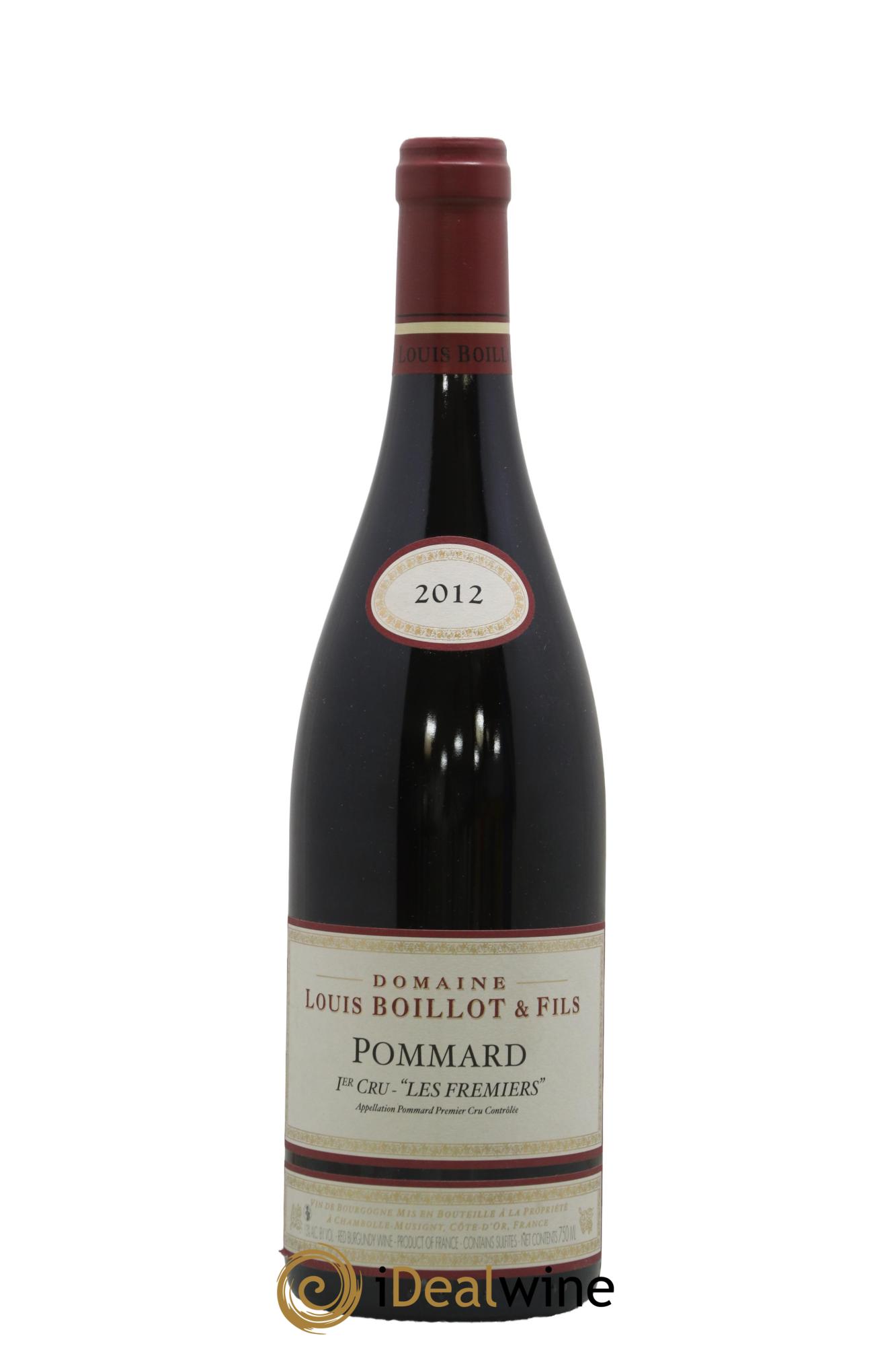 Pommard 1er Cru Fremiers Louis Boillot 2012 - Posten von 1 Flasche - 0