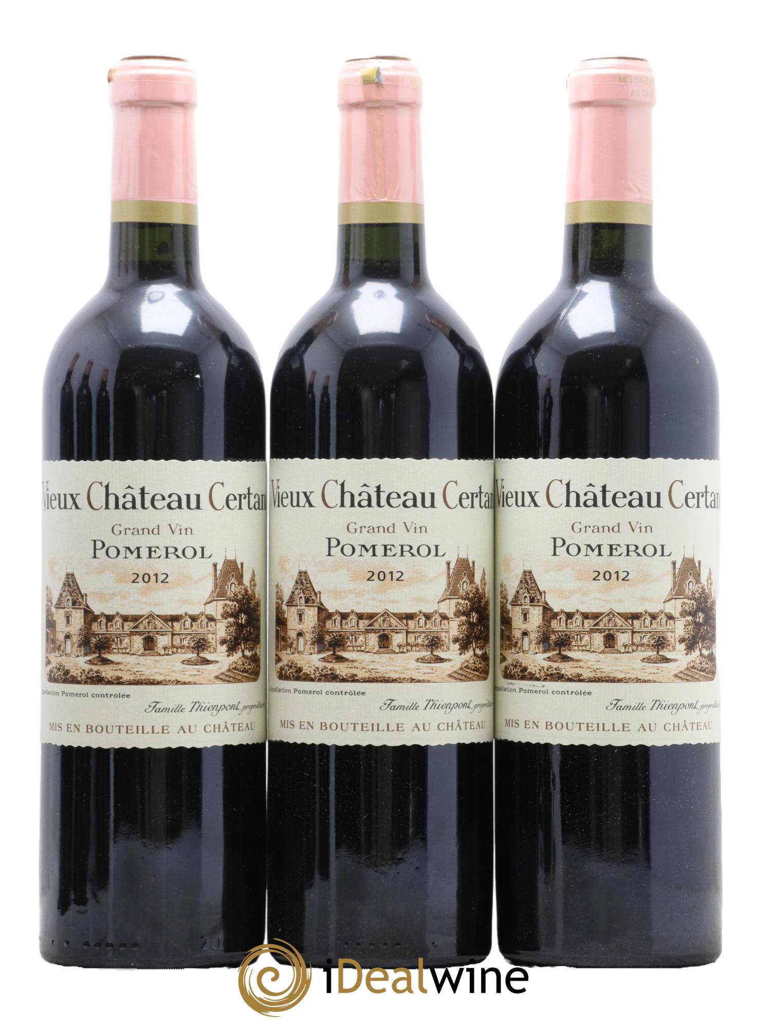 Vieux Château Certan 2012 - Posten von 6 Flaschen - 2