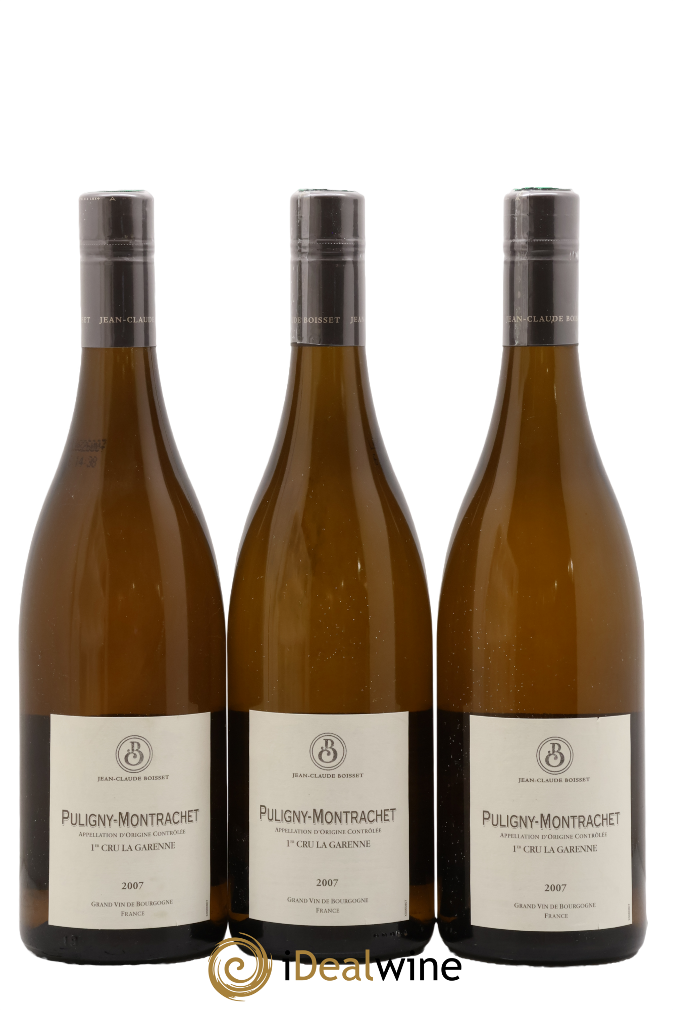 Puligny-Montrachet 1er Cru La Garenne Jean-Claude Boisset 2007 - Lot de 3 bouteilles - 0