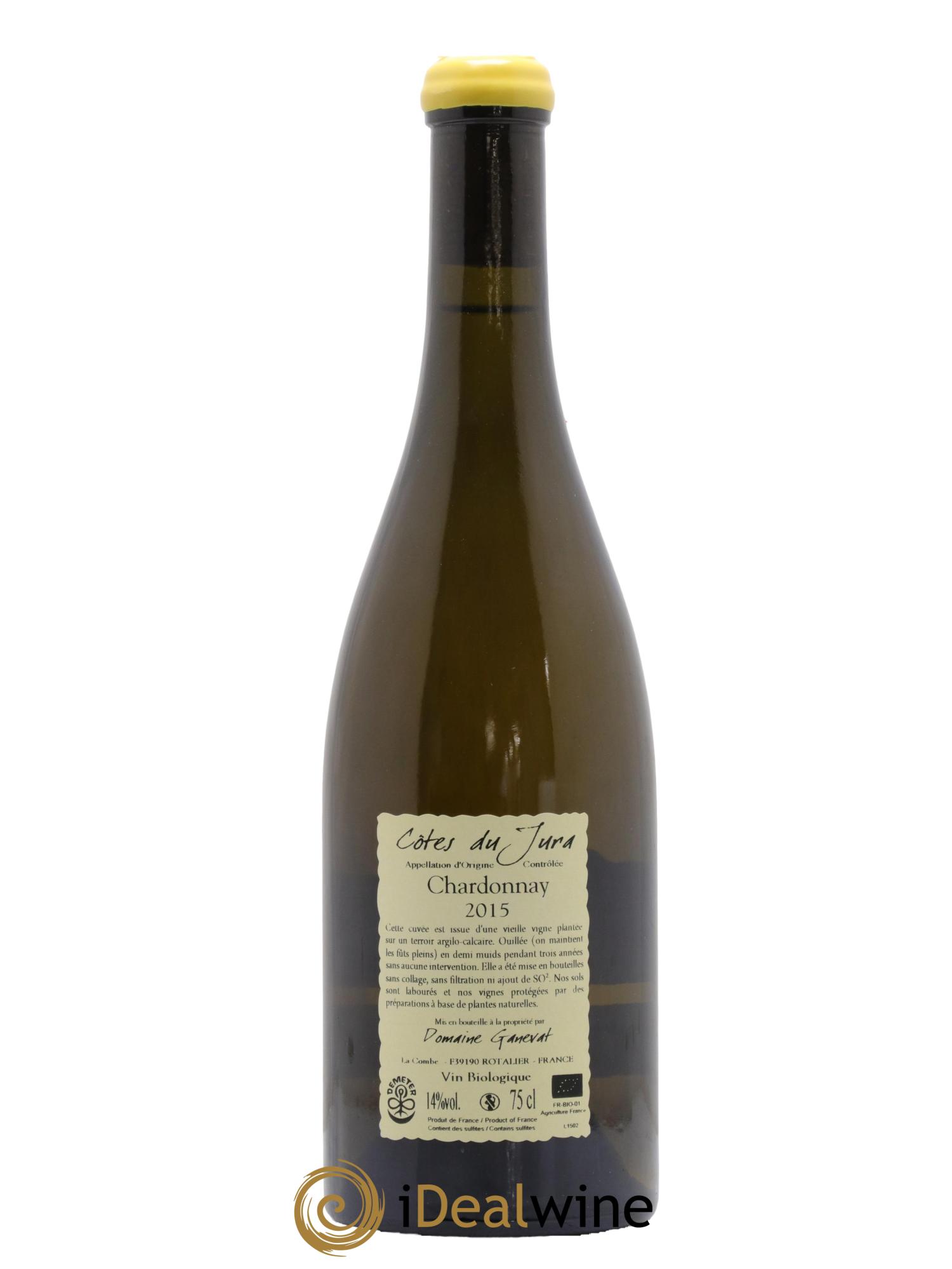 Côtes du Jura Les Chamois du Paradis Jean-François Ganevat (Domaine) 2015 - Lot de 1 bouteille - 1
