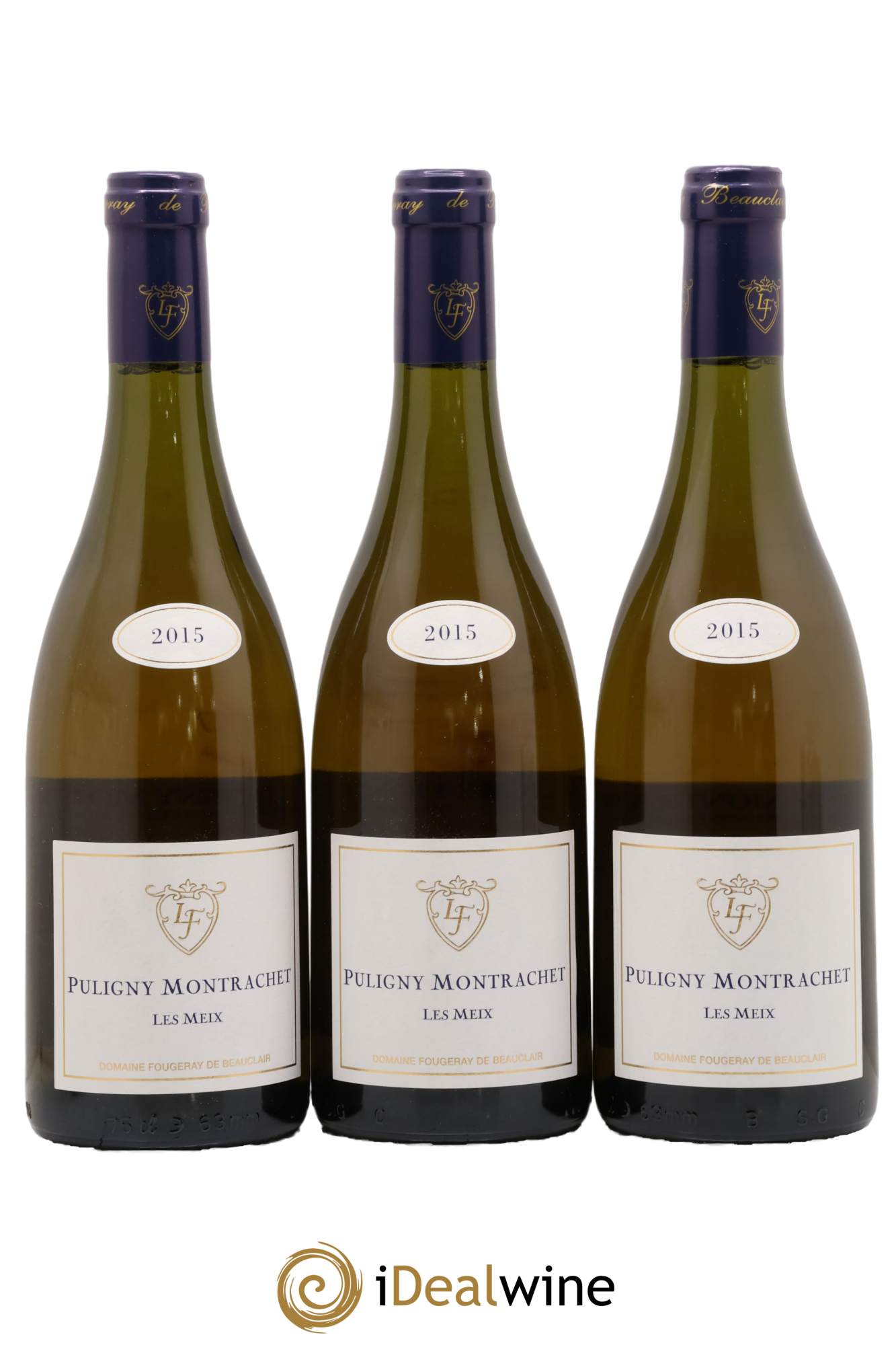 Puligny-Montrachet Les Meix Fougeray de Beauclair 2015 - Lot de 3 bouteilles - 0