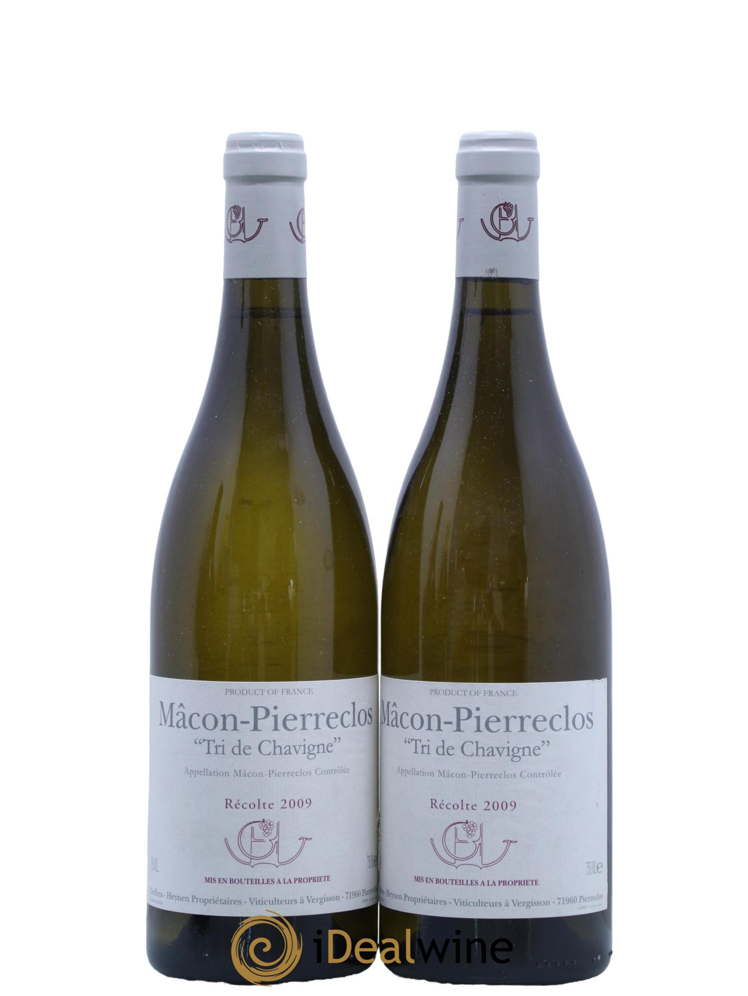 Mâcon-Pierreclos Tri de Chavigne Guffens-Heynen 2009 - Lot de 2 bouteilles - 0