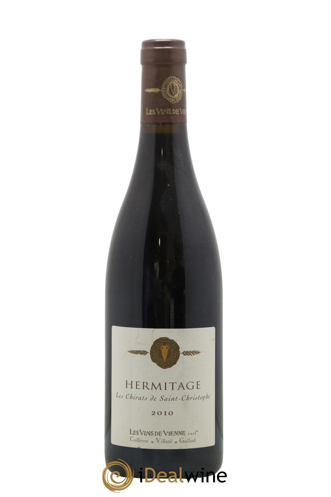 Hermitage Les Chirats de Saint Christophe Les Vins de Vienne 2010 - Lot of 1 bottle - 0