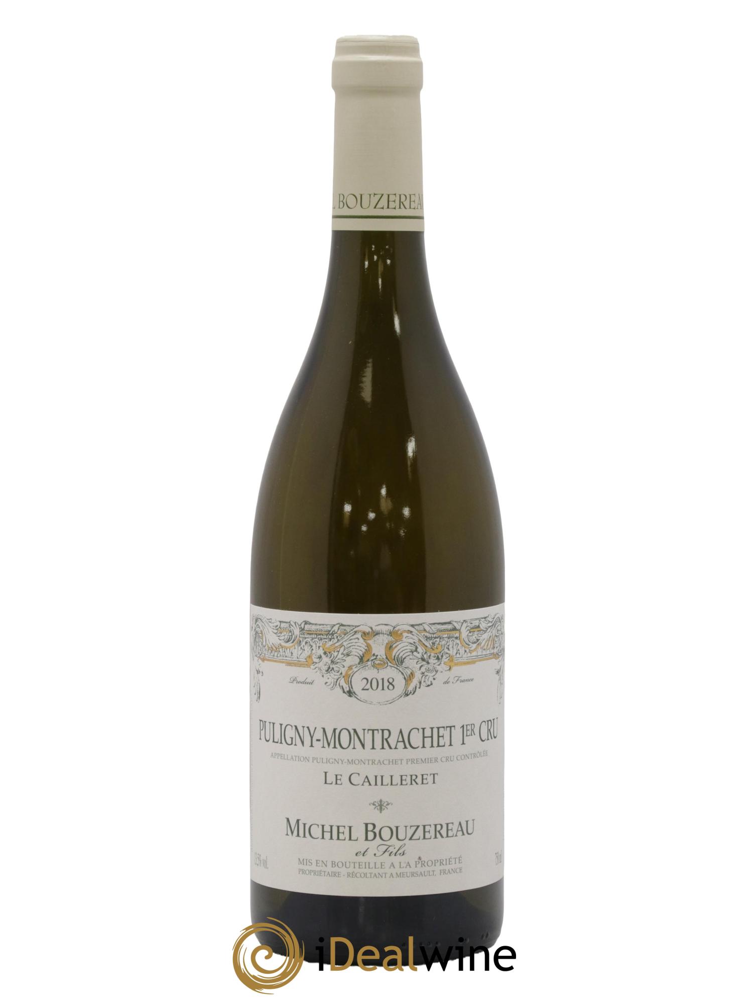Puligny-Montrachet 1er Cru Le Cailleret Michel Bouzereau et Fils (Domaine) 2018 - Lot de 1 bouteille - 0