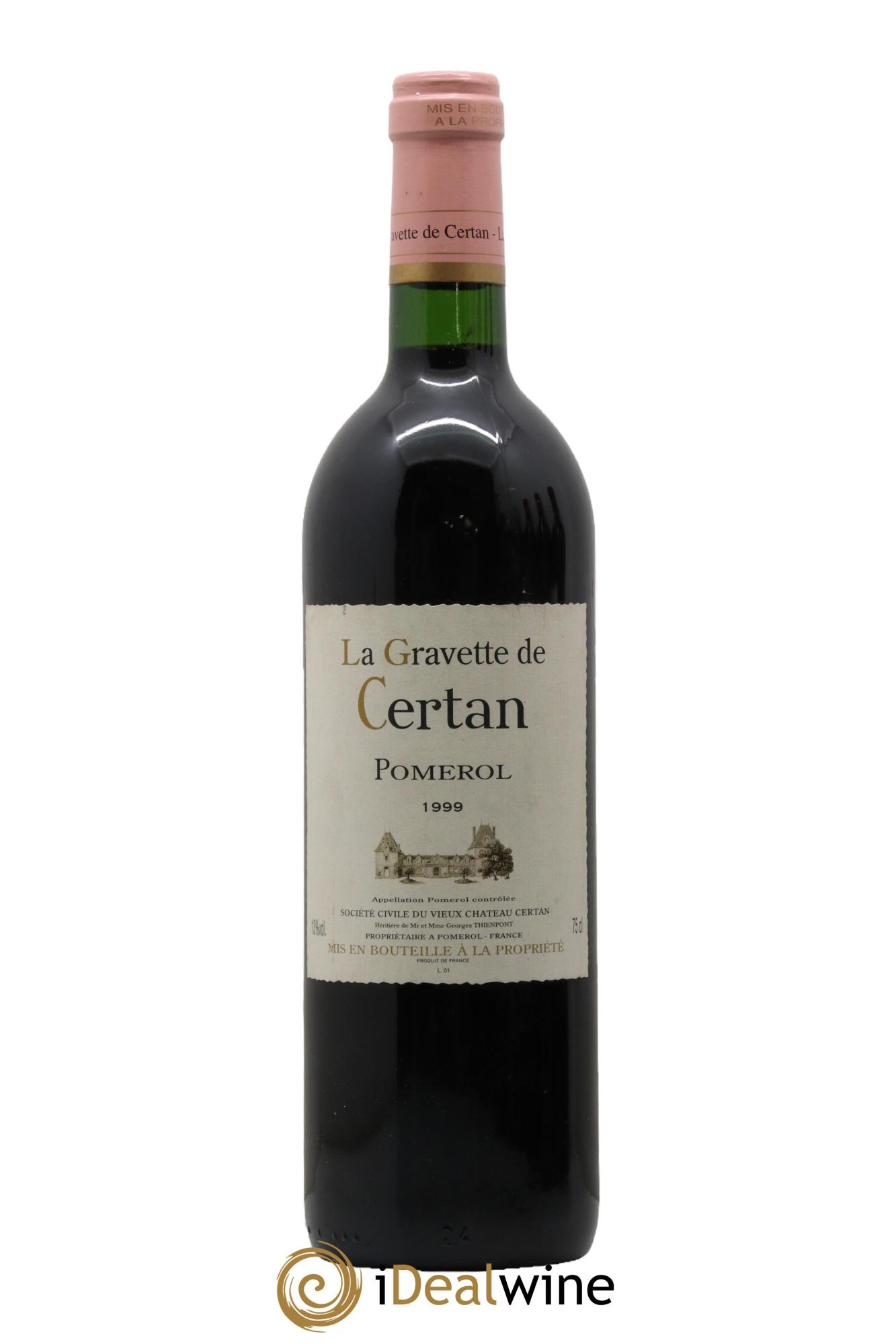 La Gravette de Certan 1999 - Lot de 1 bouteille - 0