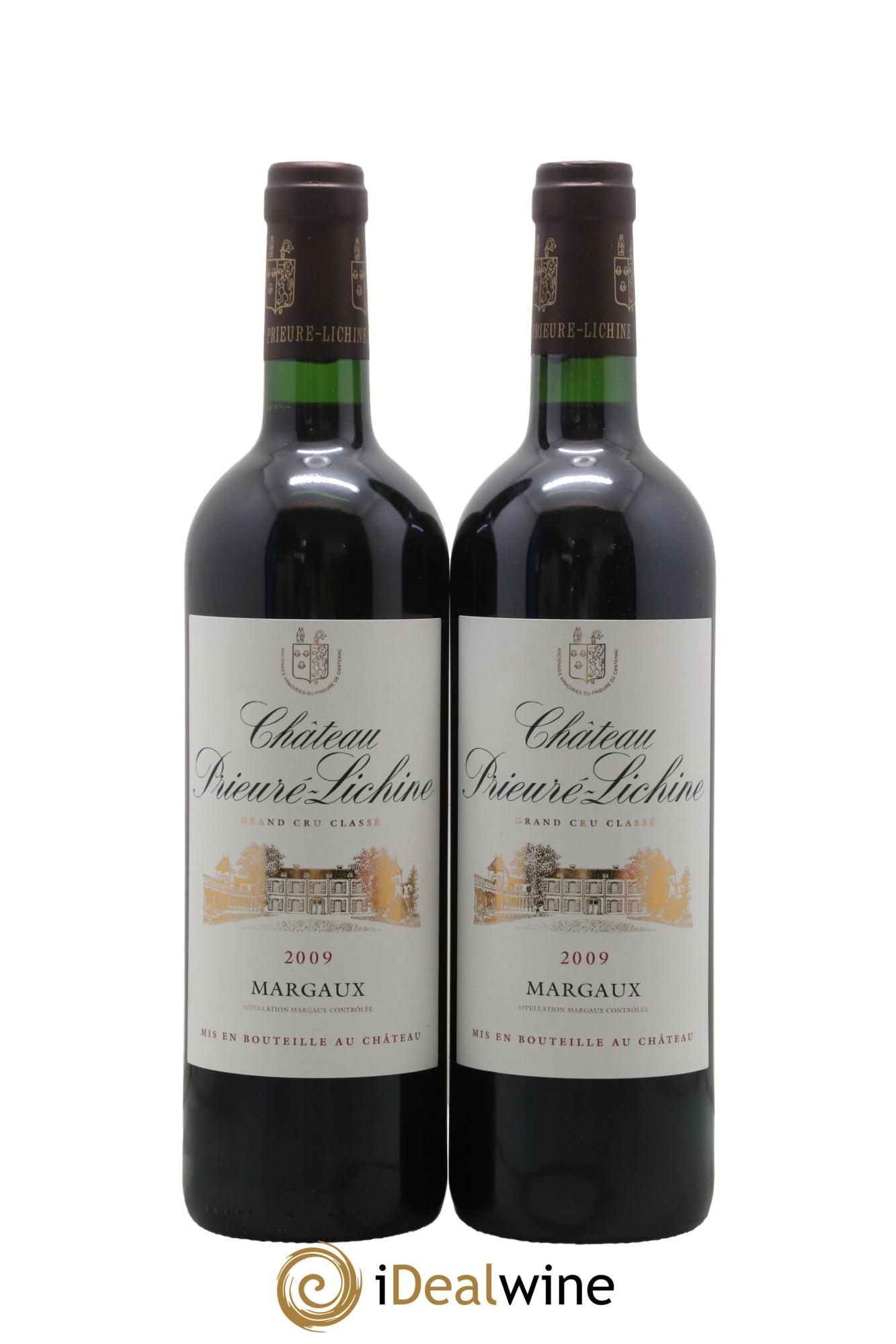 Château Prieuré Lichine 4ème Grand Cru Classé 2009 - Posten von 2 Flaschen - 0