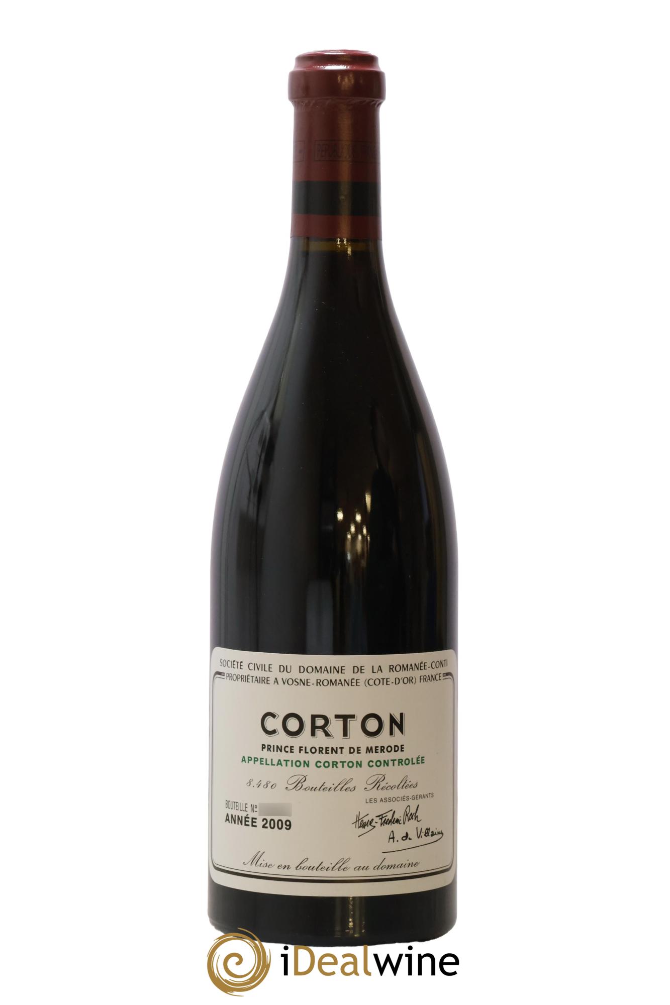 Corton Grand Cru Domaine de la Romanée-Conti 2009 - Lot of 1 bottle - 0