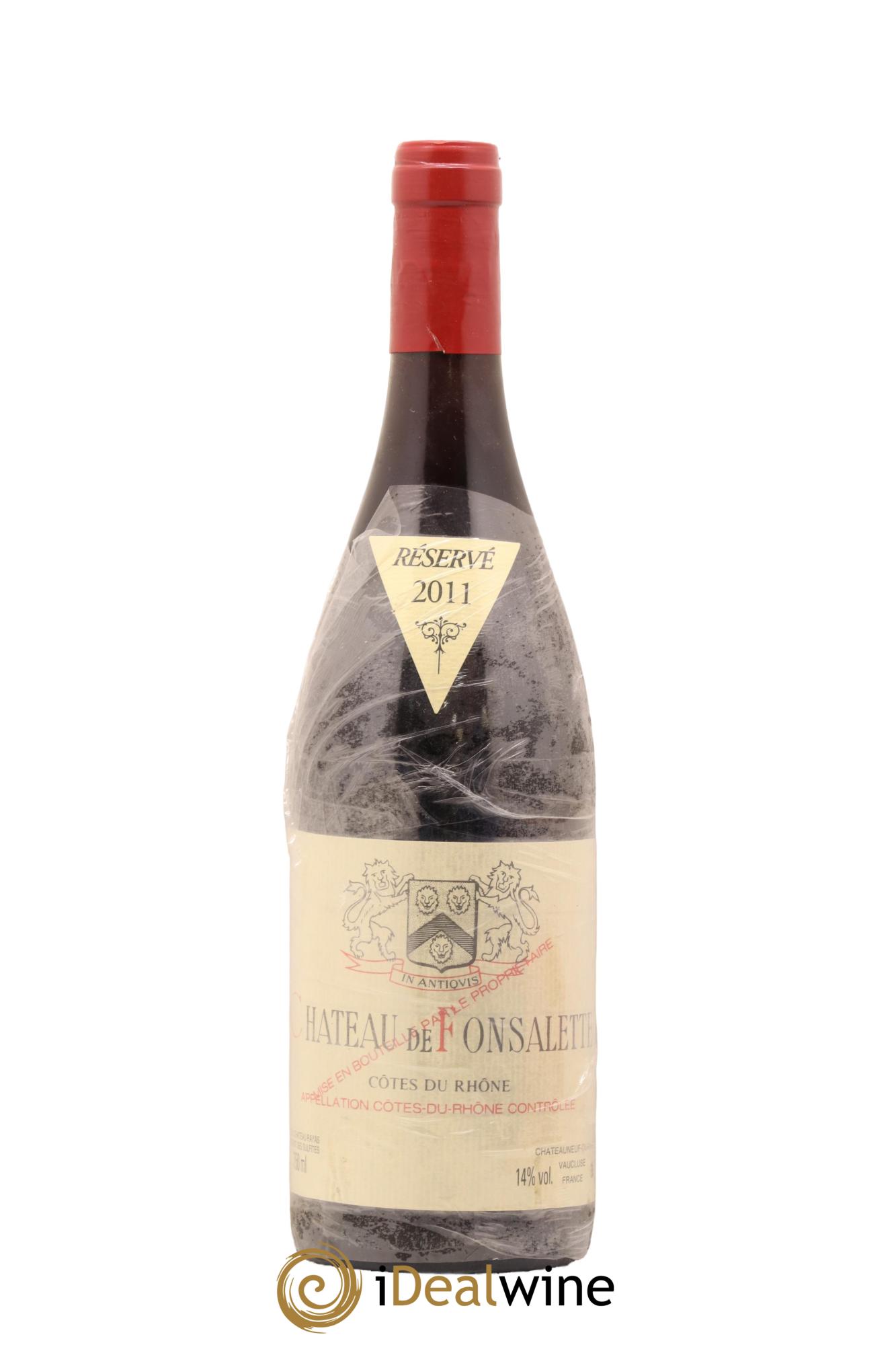 Côtes-du-Rhône Château de Fonsalette Emmanuel Reynaud 2011 - Lot de 1 bouteille - 0