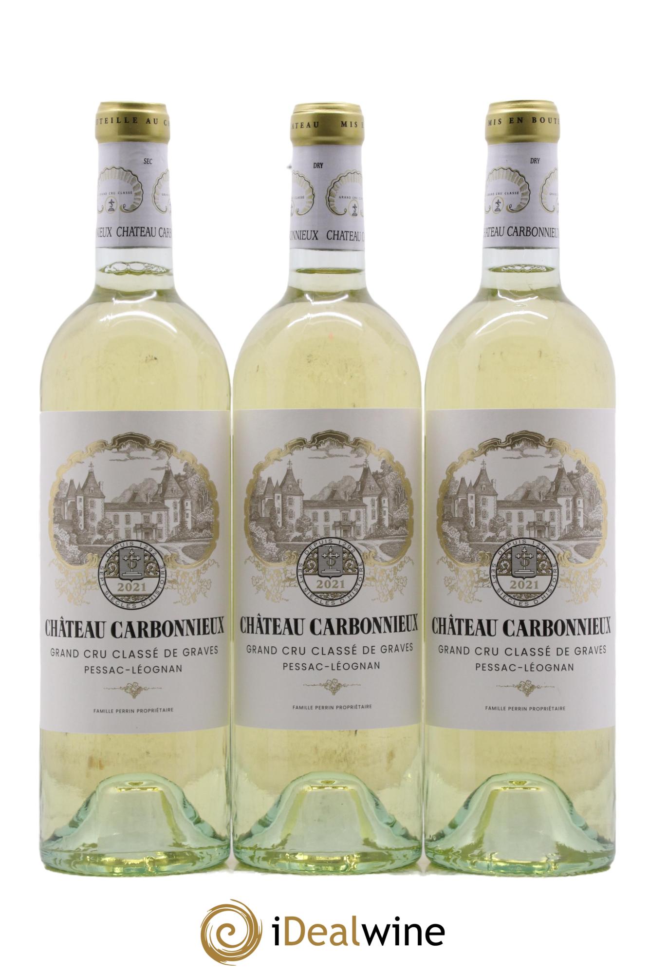 Château Carbonnieux Cru Classé de Graves 2021 - Lot de 6 bouteilles - 2