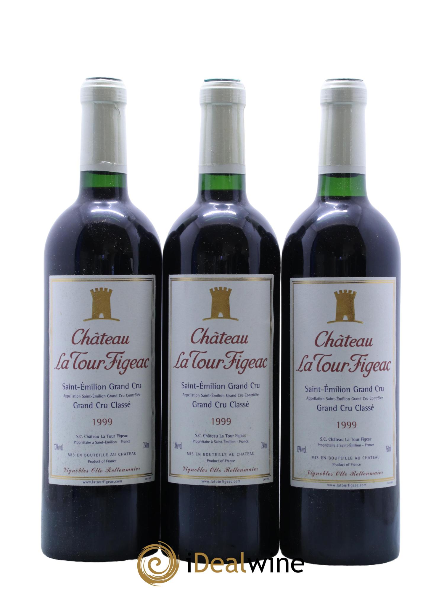 Château la Tour Figeac Grand Cru Classé 1999 - Lotto di 12 bottiglie - 4