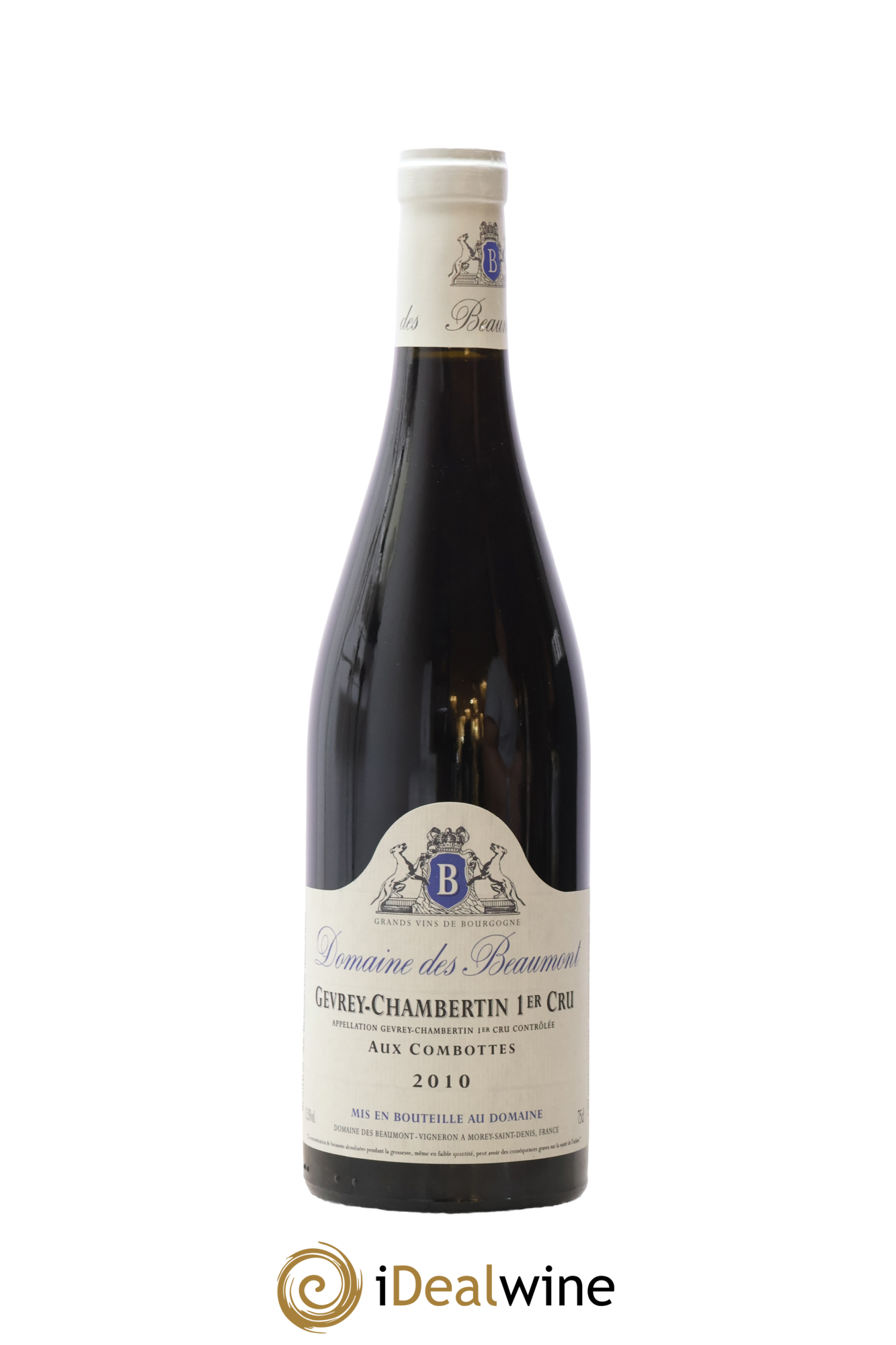 Gevrey-Chambertin 1er Cru Aux Combottes Domaine des Beaumont 2010 - Lot de 1 bouteille - 0