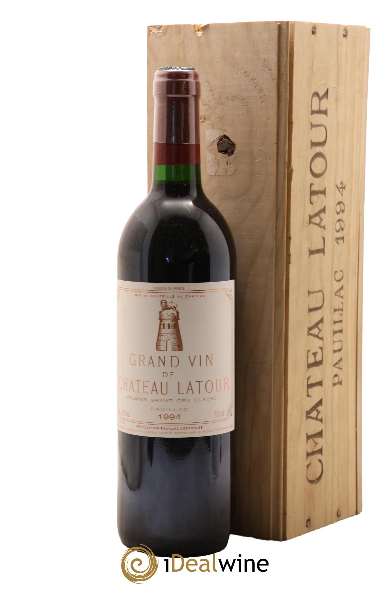 Château Latour 1er Grand Cru Classé 1994 - Lot de 1 bouteille - 0