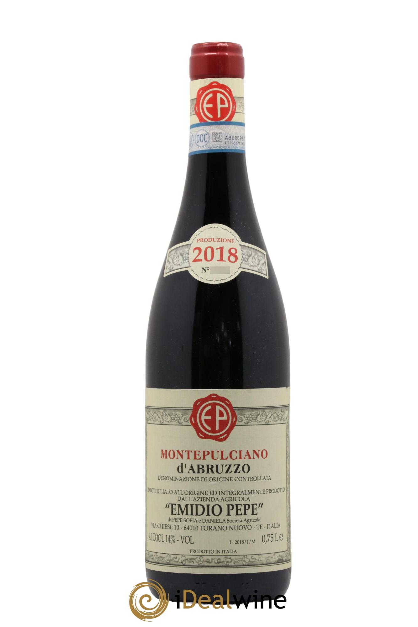 Montepulciano d'Abruzzo DOC Emidio Pepe 2018 - Posten von 1 Flasche - 0