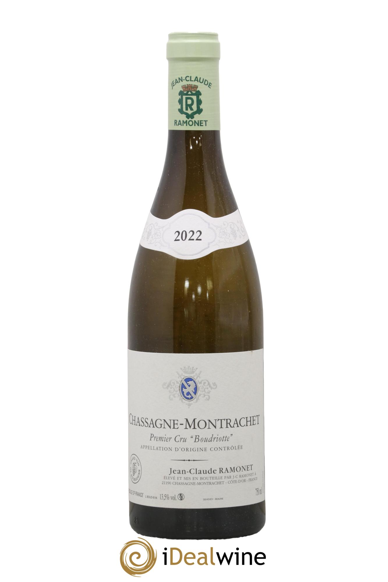 Chassagne-Montrachet 1er Cru Boudriotte Ramonet (Domaine) 2022 - Lot de 1 bouteille - 0
