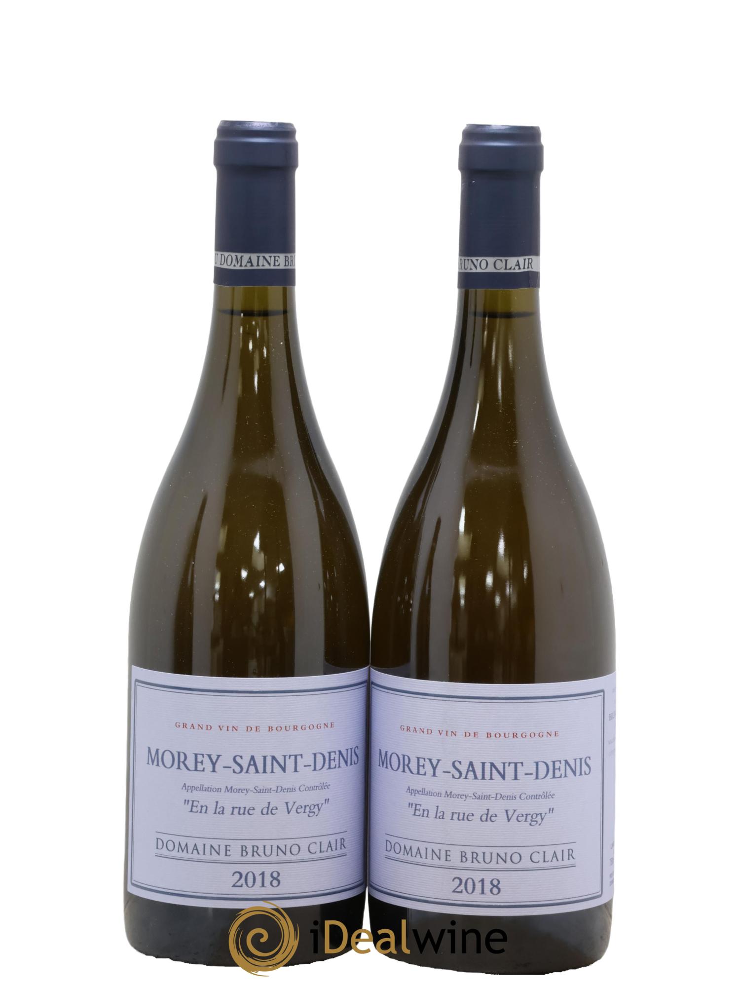 Morey Saint-Denis En la Rue de Vergy Bruno Clair (Domaine) 2018 - Lot of 2 bottles - 0