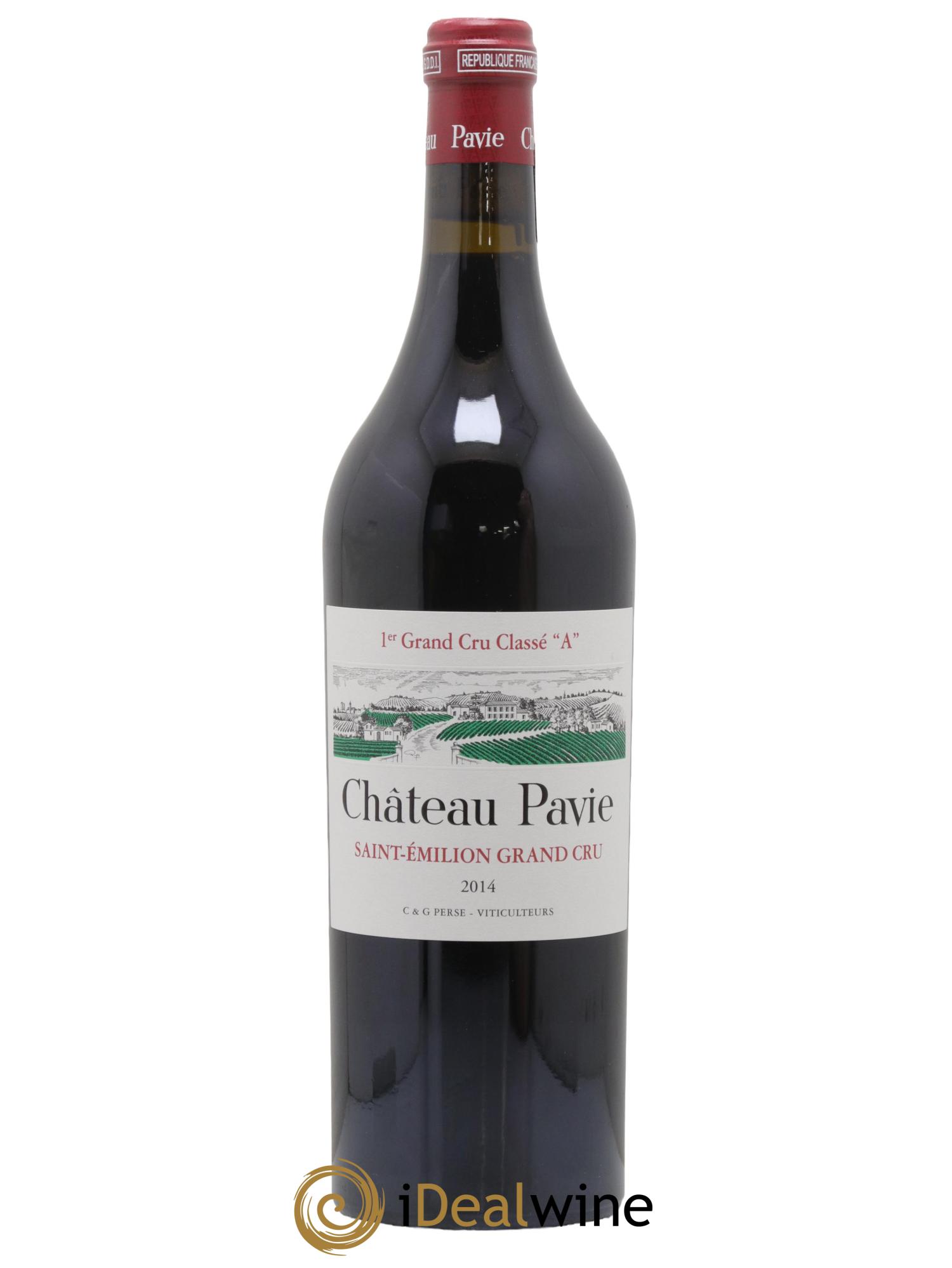 Château Pavie 1er Grand Cru Classé A 2014 - Lot de 1 bouteille - 0