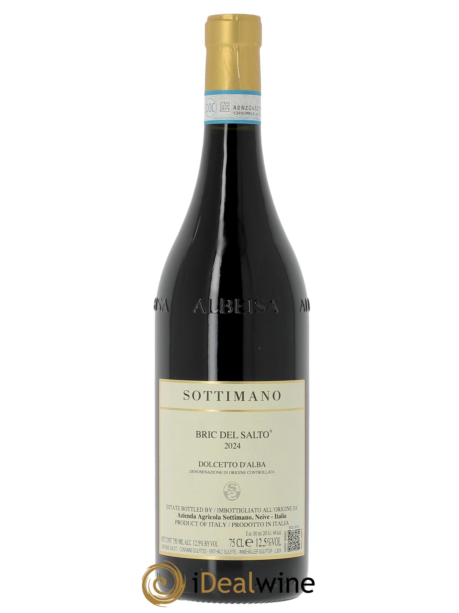 Dolcetto d'Alba DOC Bric del Salto Sottimano  2024 - Lot de 1 bouteille - 0