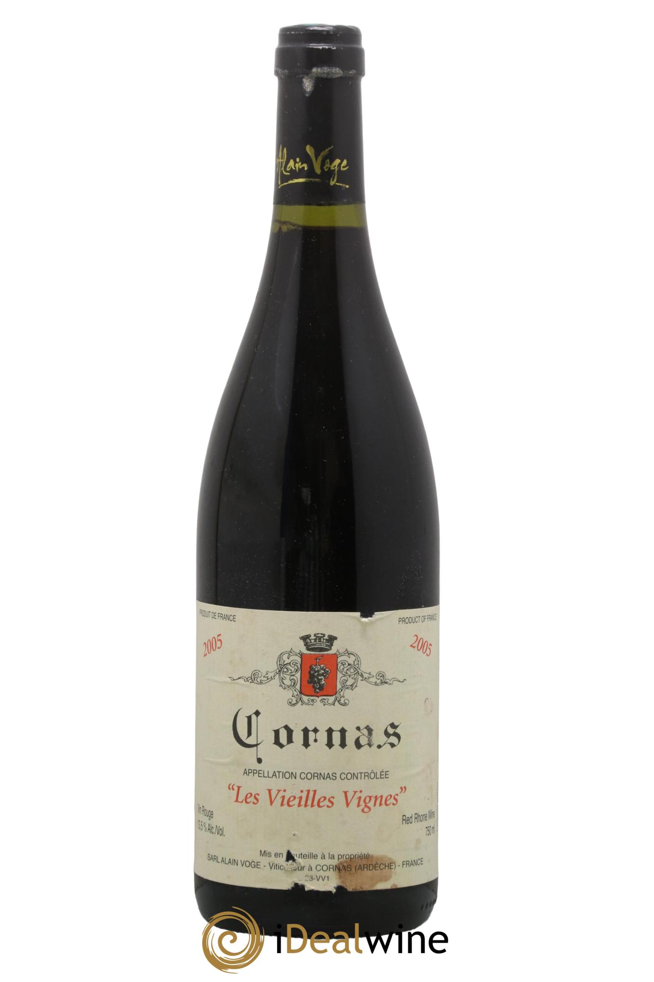 Cornas Les Vieilles Vignes Alain Voge (Domaine) 2005 - Lotto di 1 bottiglia - 0
