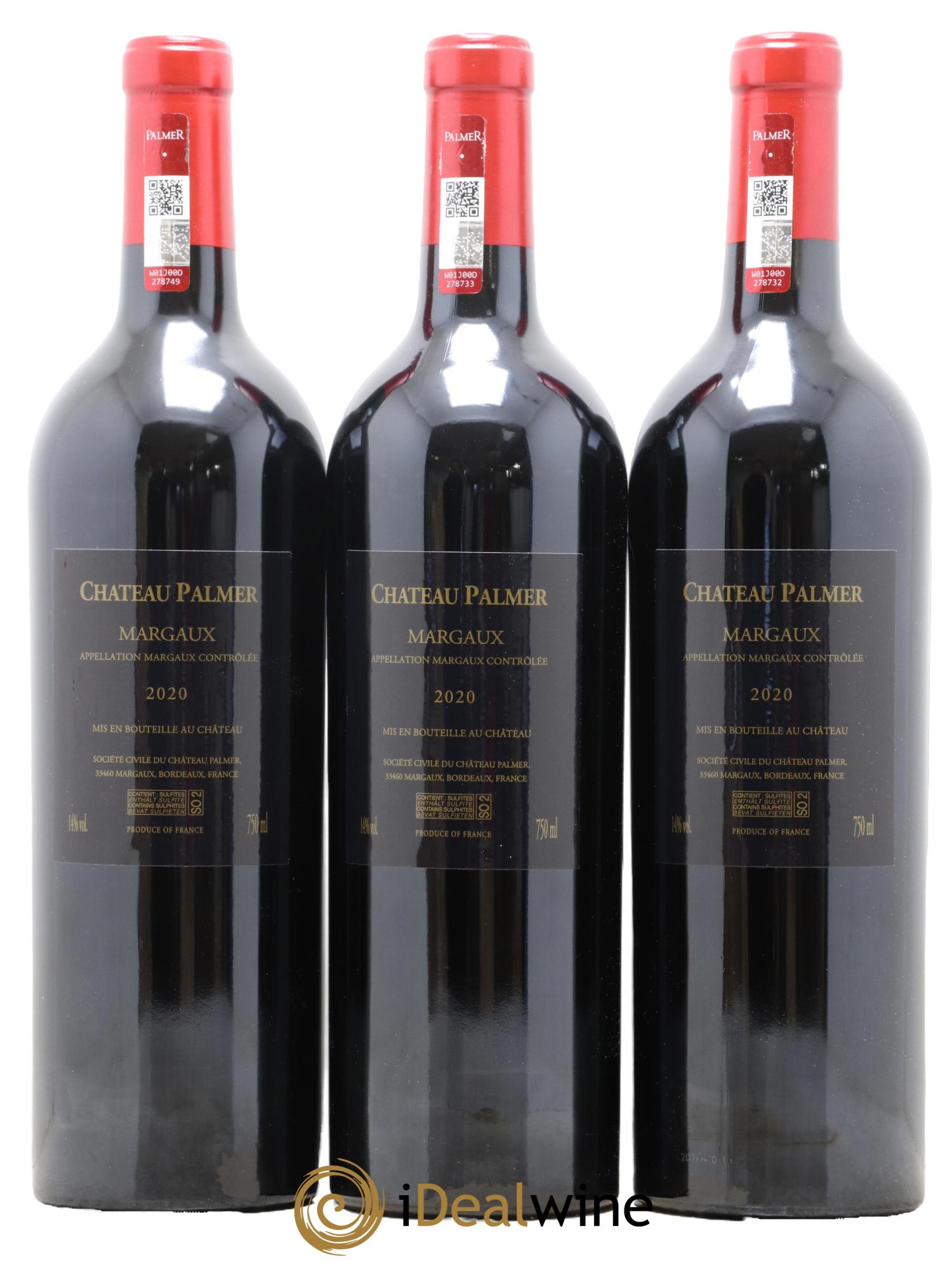 Château Palmer 3ème Grand Cru Classé 2020 - Lot de 6 bouteilles - 4
