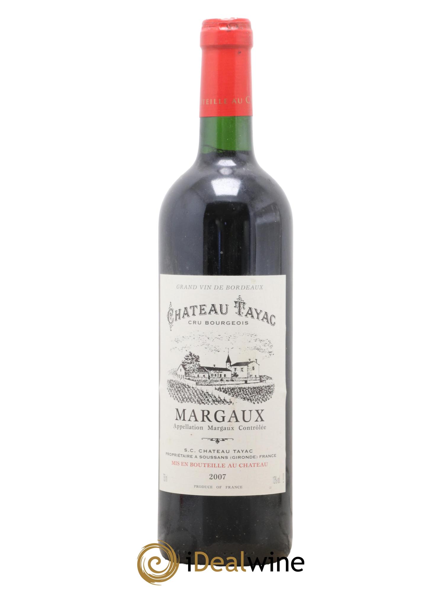 Château Tayac Cru Bourgeois 2007 - Lot de 1 bouteille - 0