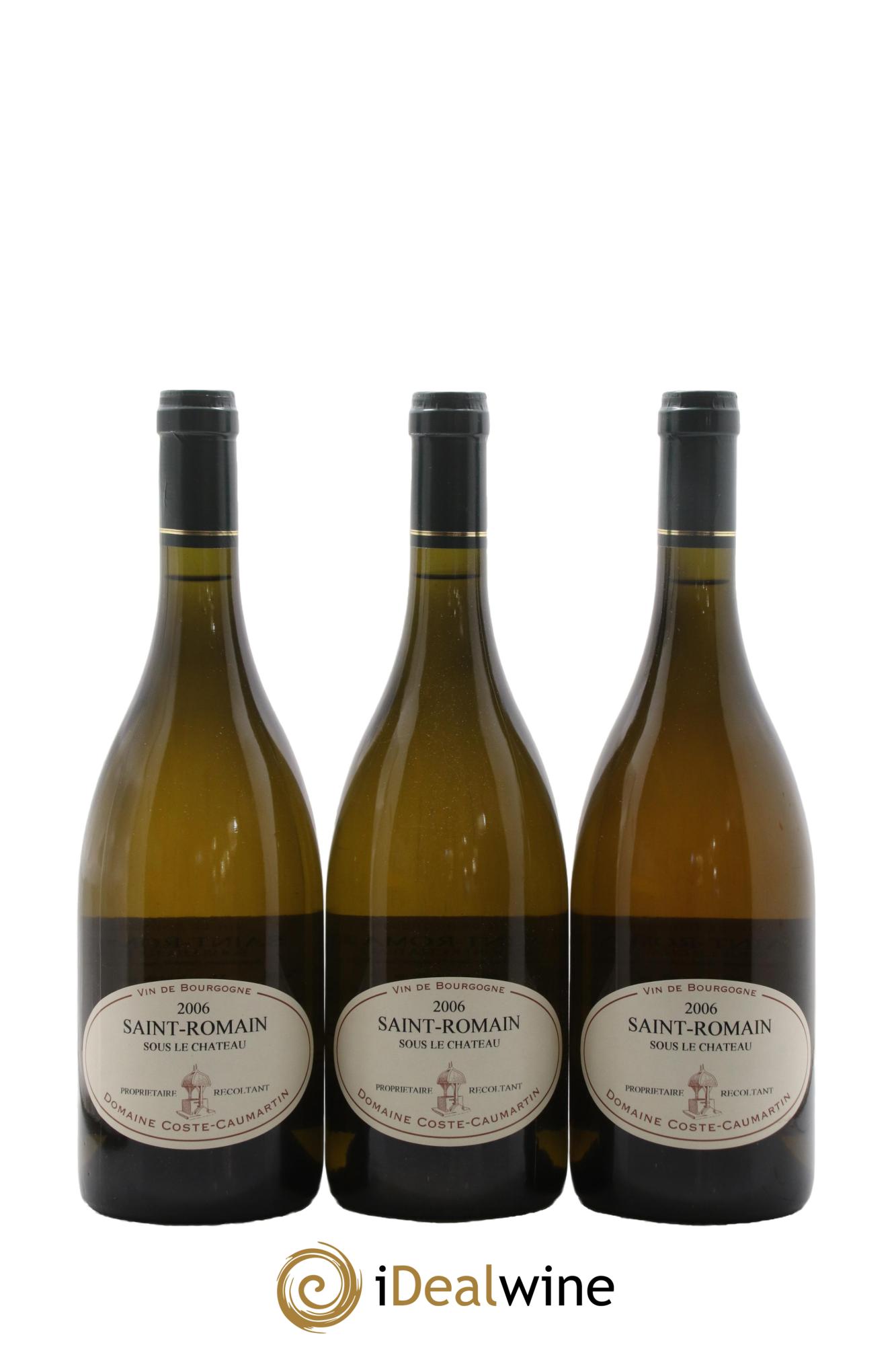 Saint-Romain Sous Le Château Coste-Caumartin 2006 - Posten von 3 Flaschen - 0
