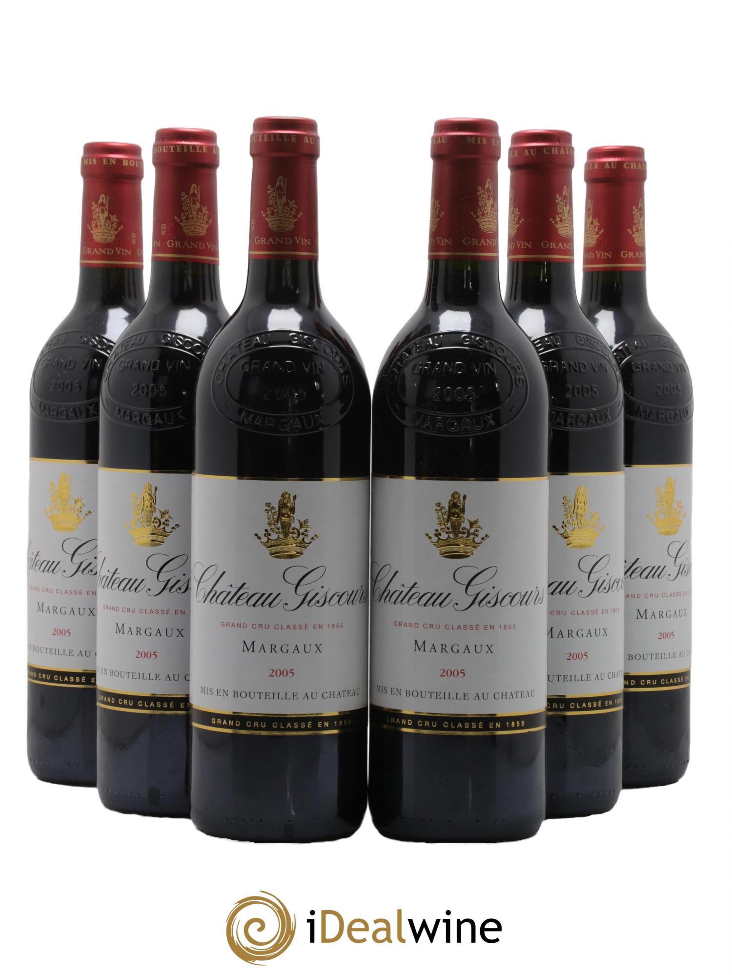 Château Giscours 3ème Grand Cru Classé 2005 - Lot de 6 bouteilles - 0