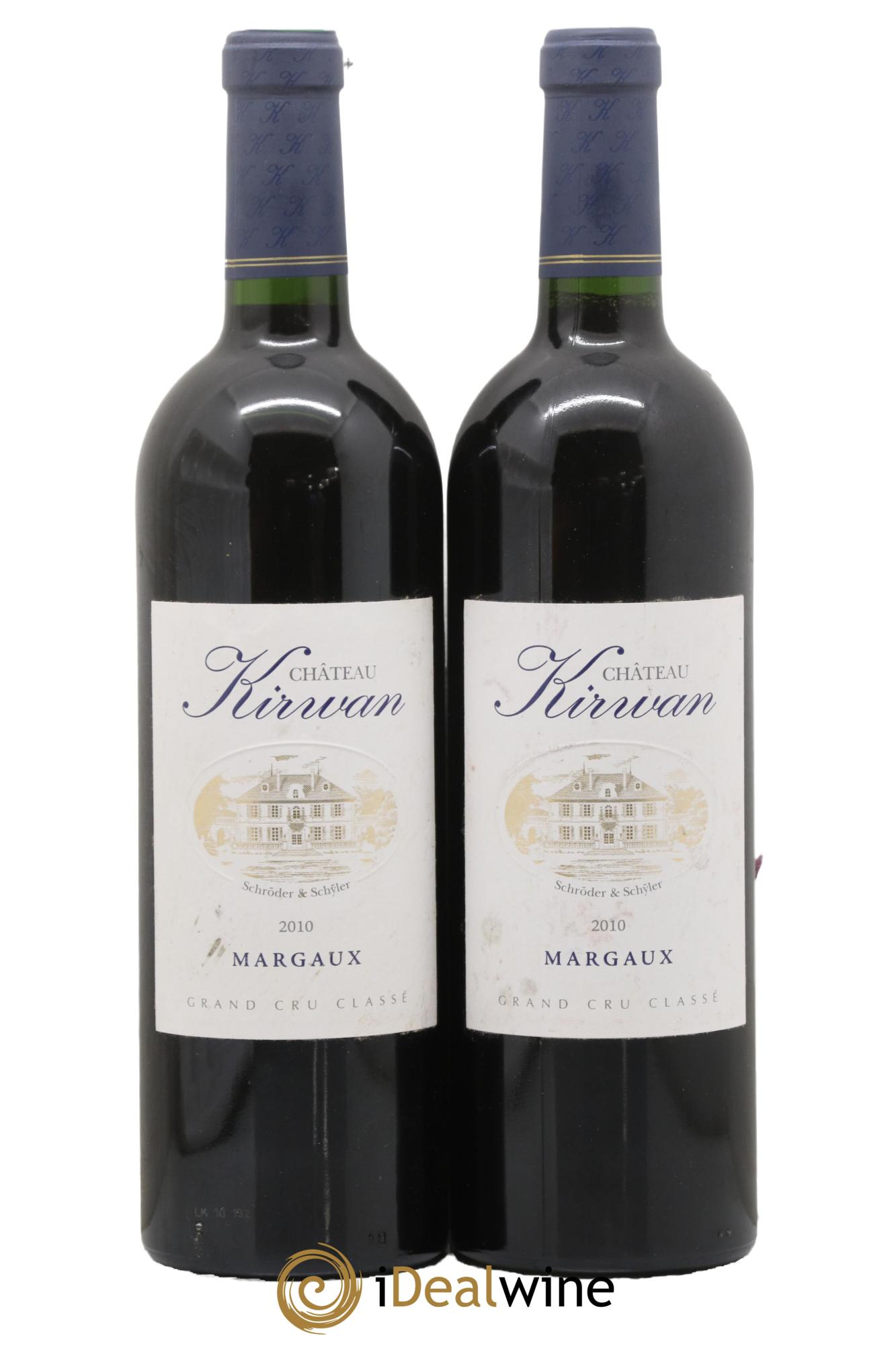 Château Kirwan 3ème Grand Cru Classé 2010 - Lot de 2 bouteilles - 0