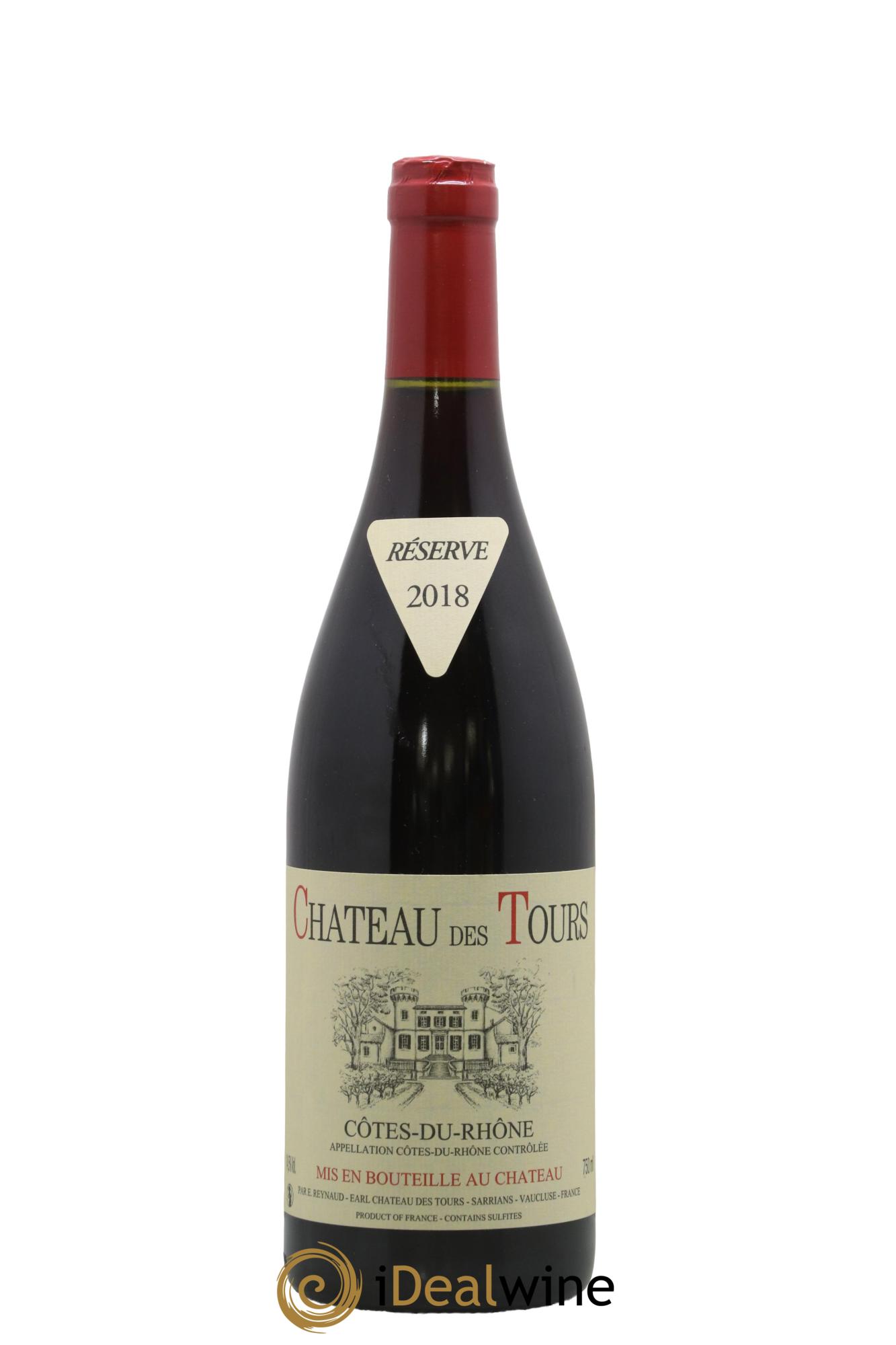 Côtes-du-Rhône Château des Tours Emmanuel Reynaud 2018 - Lot de 1 bouteille - 0