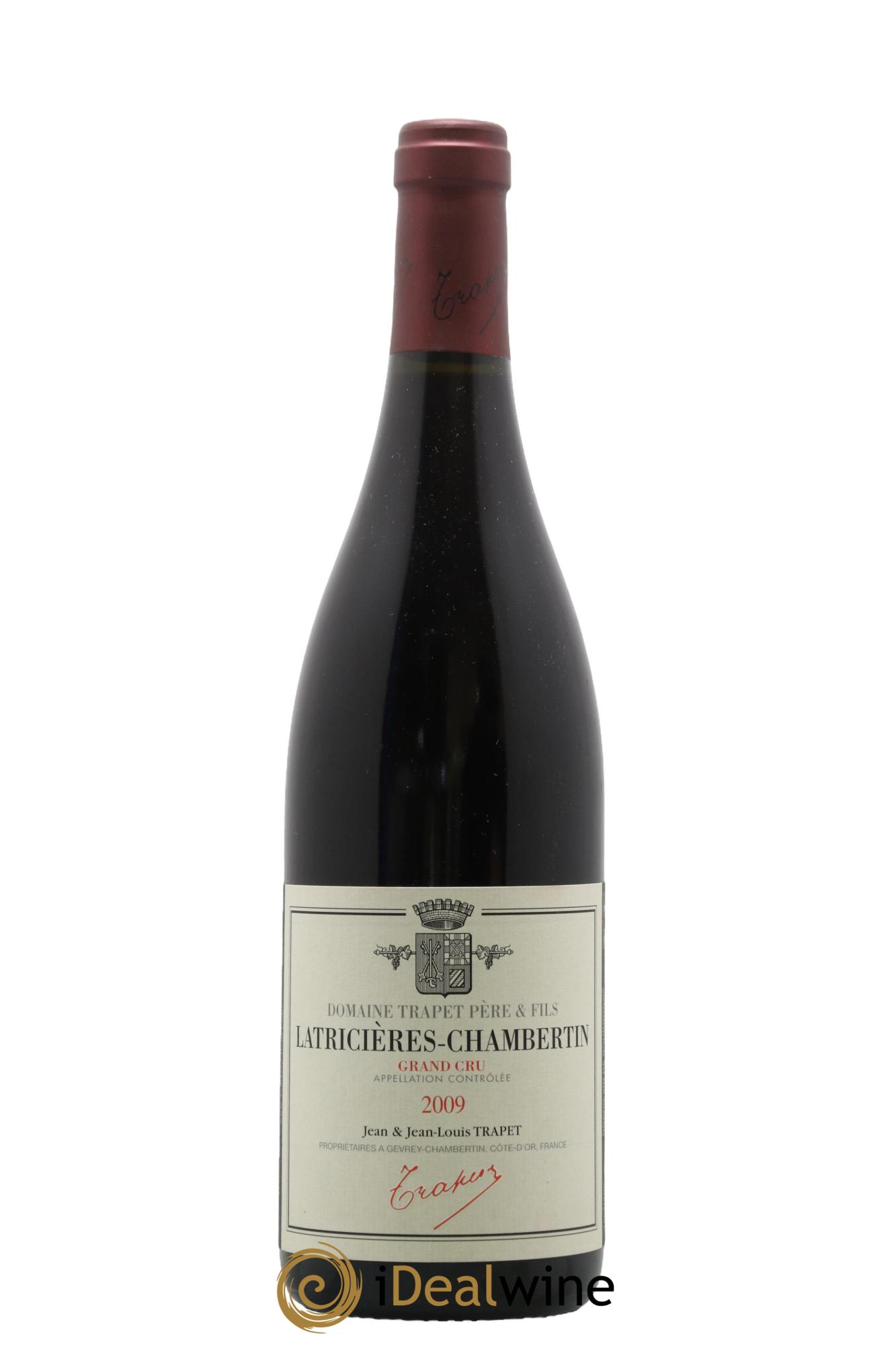 Latricières-Chambertin Grand Cru Domaine Trapet 2009 - Lot de 1 bouteille - 0