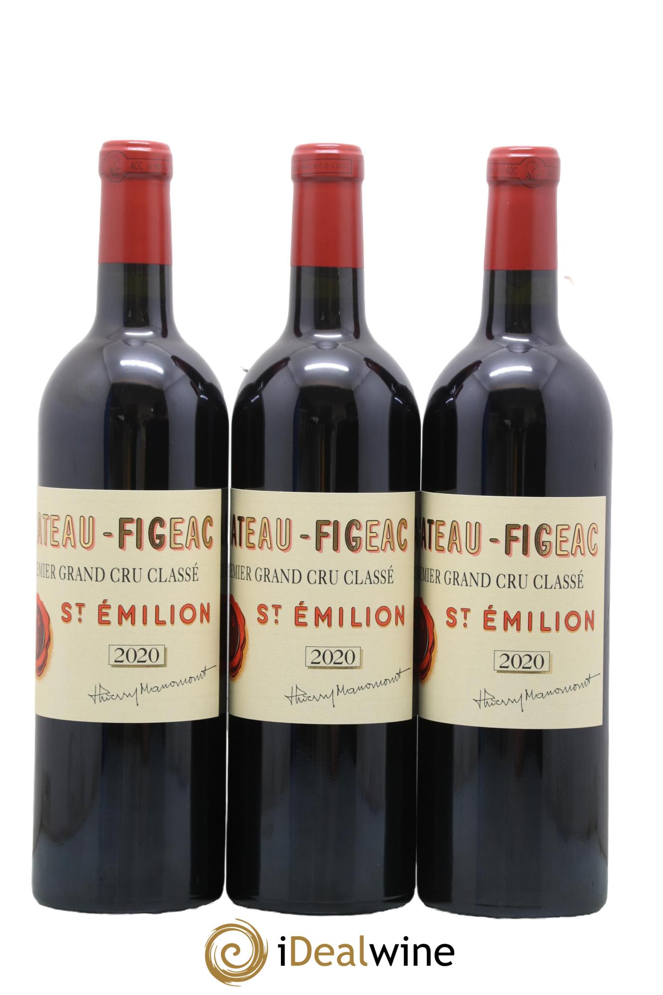Château Figeac 1er Grand Cru Classé A 2020 - Lotto di 6 bottiglie - 3