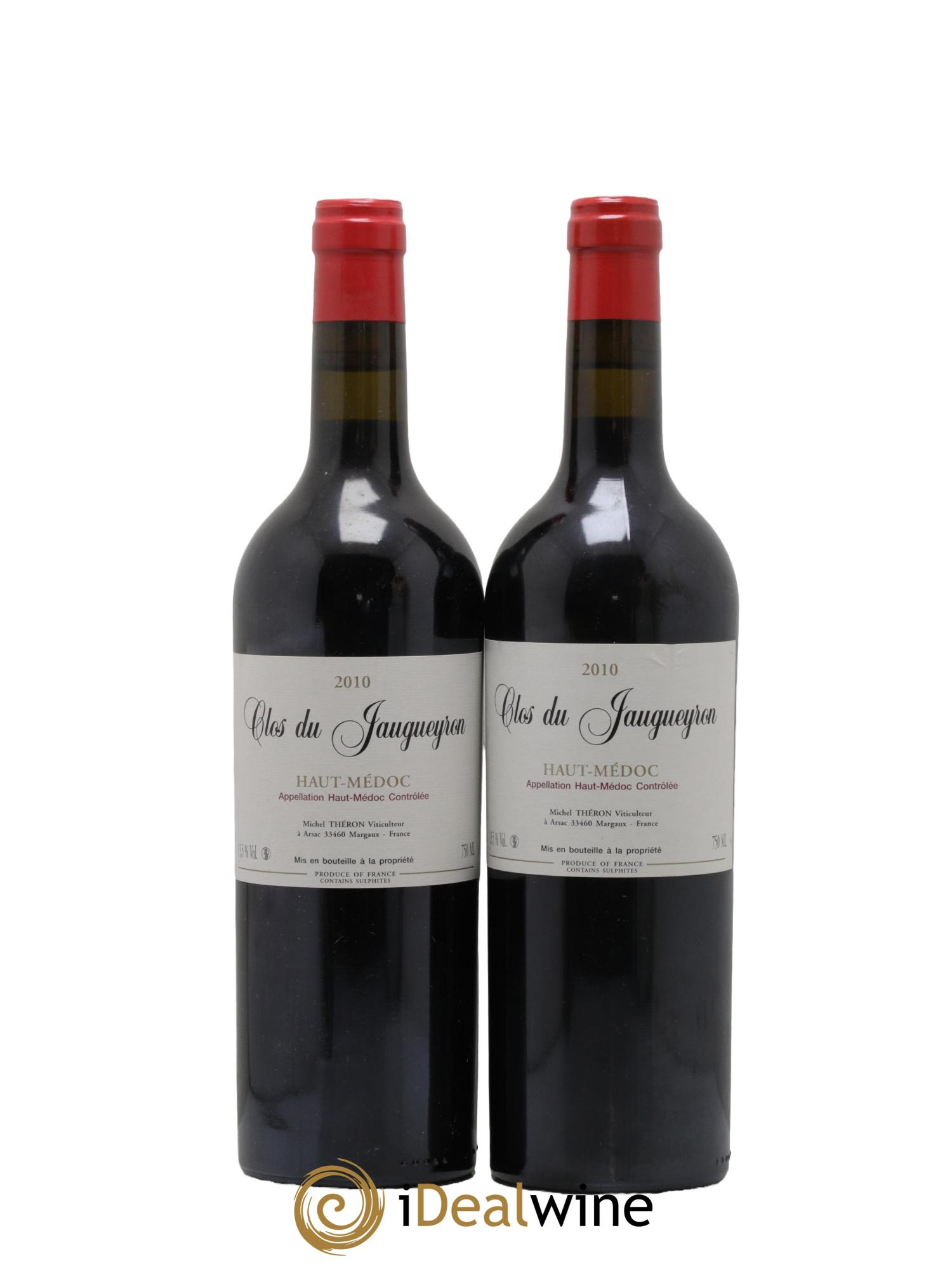 Clos du Jaugueyron 2010 - Lot de 2 bouteilles - 0