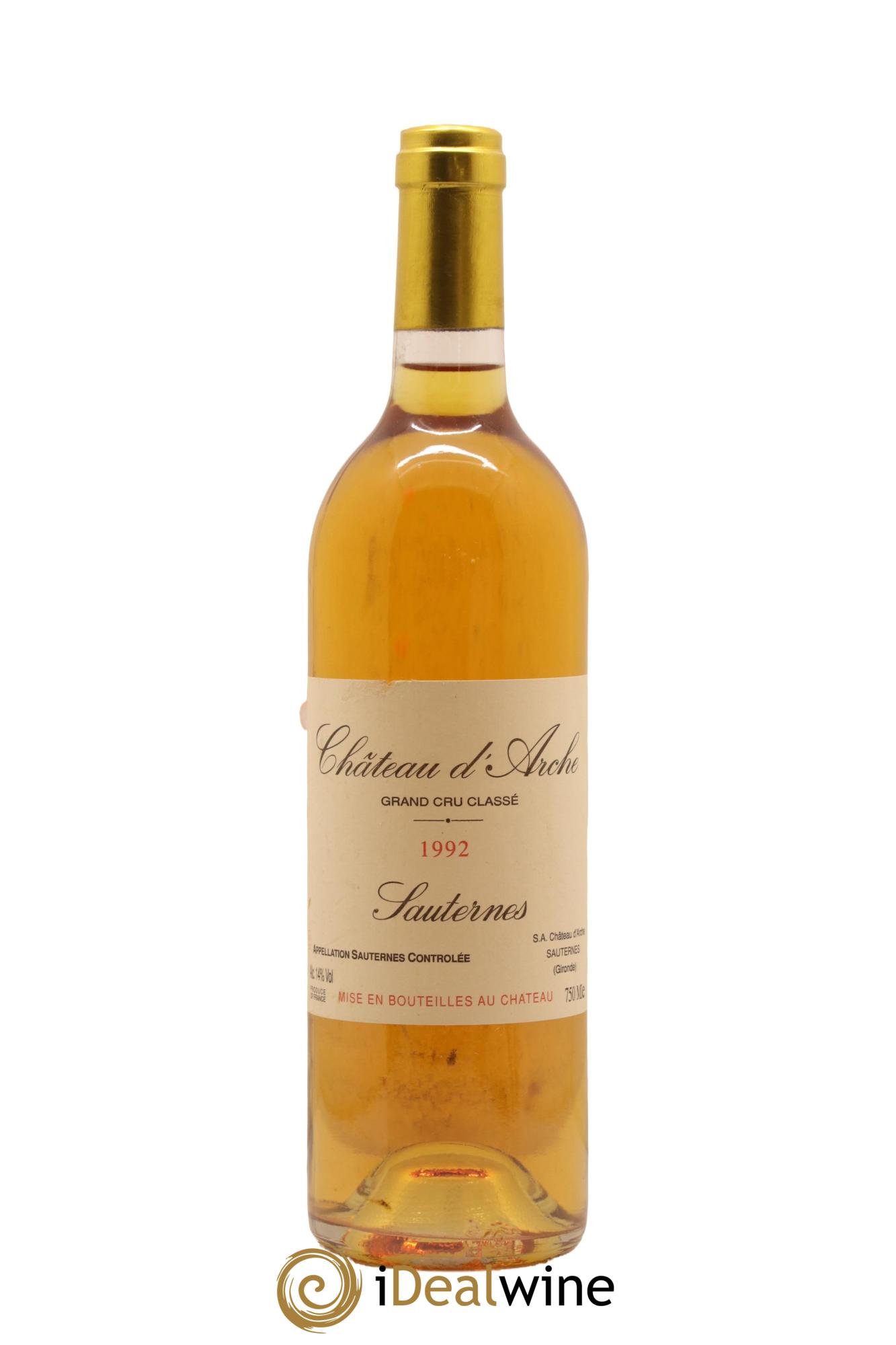 Château d' Arche 2ème Grand Cru Classé 1992 - Lotto di 1 bottiglia - 0