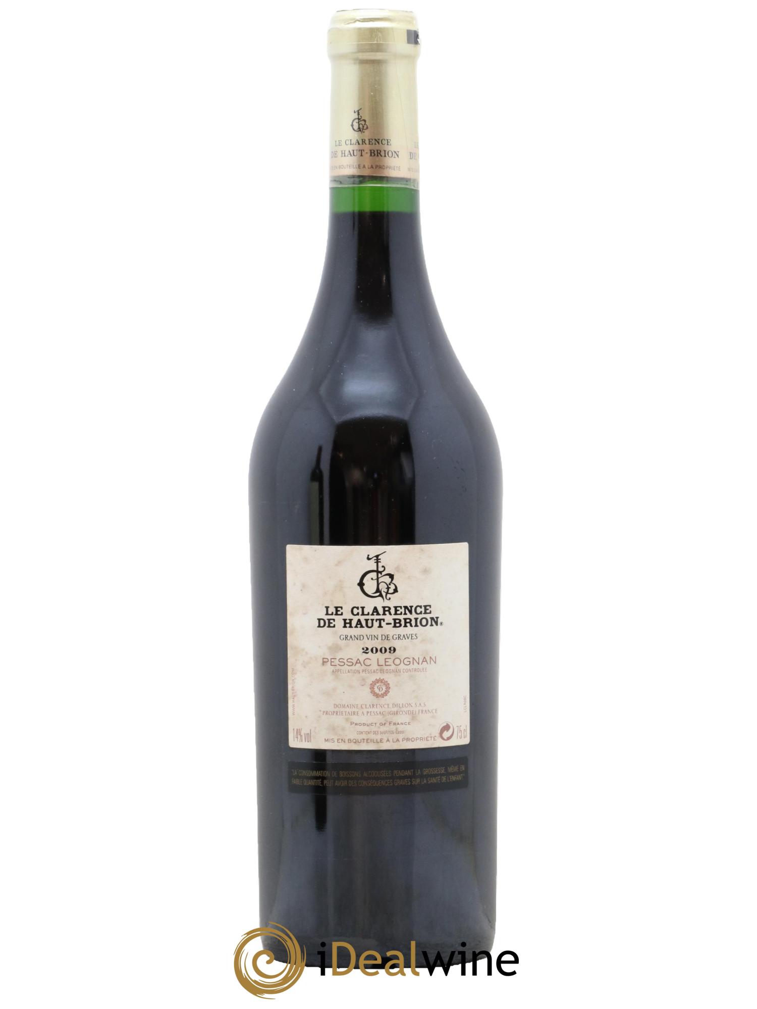 Clarence (Bahans) de Haut-Brion Second Vin 2009 - Lotto di 1 bottiglia - 1