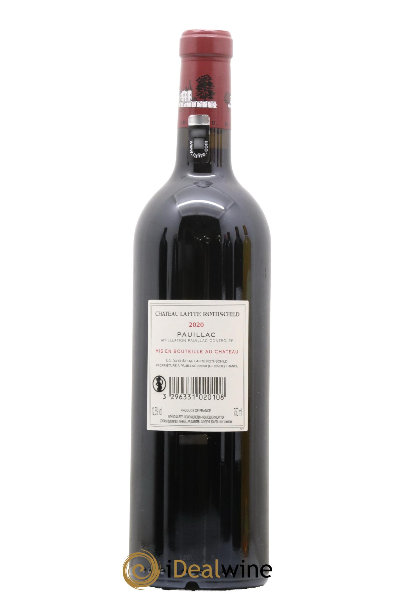 Château Lafite Rothschild 1er Grand Cru Classé 2020 - Lot of 1 bottle - 1