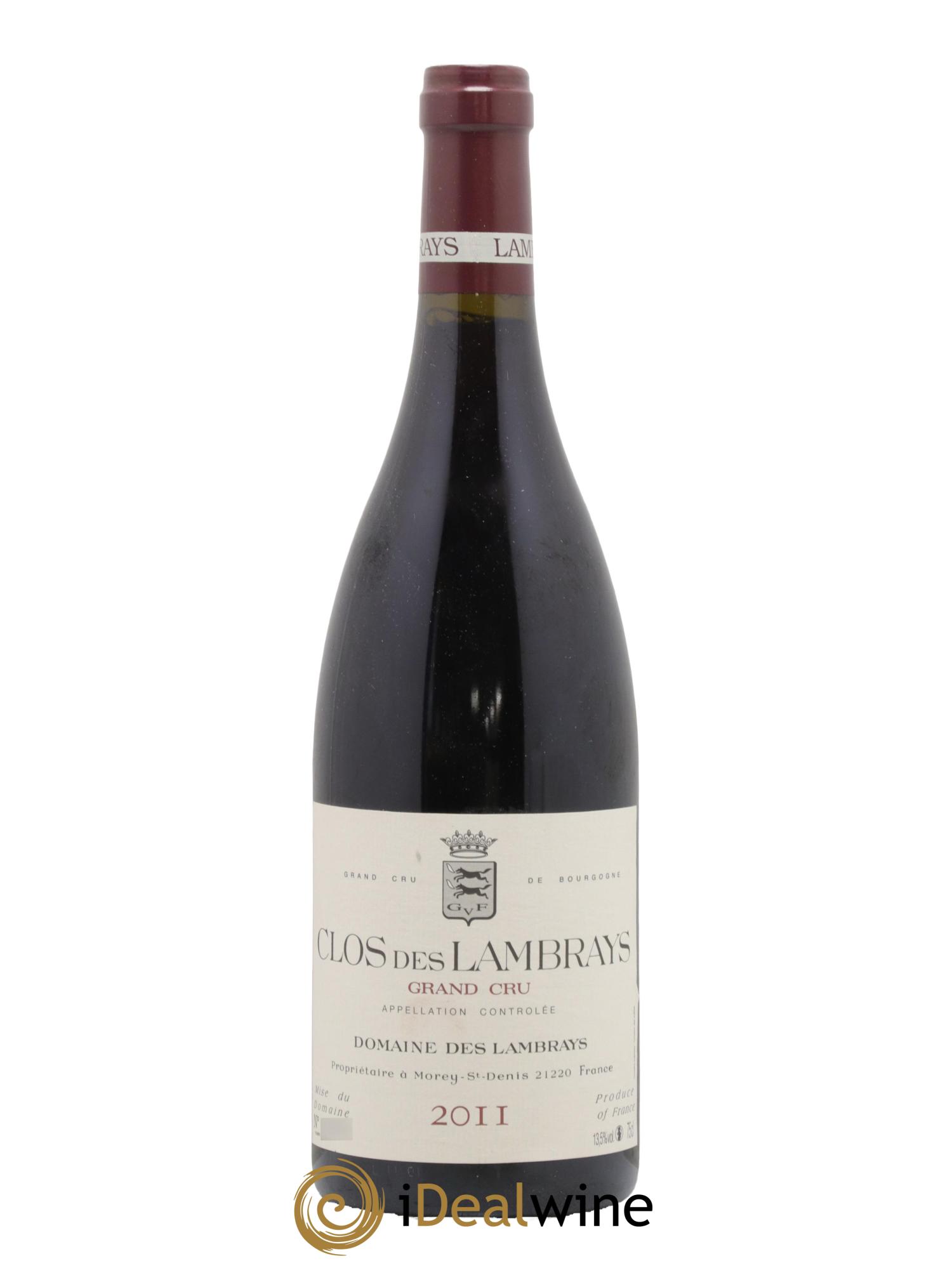 Clos des Lambrays Grand Cru Domaine des Lambrays 2011 - Lot de 1 bouteille - 0