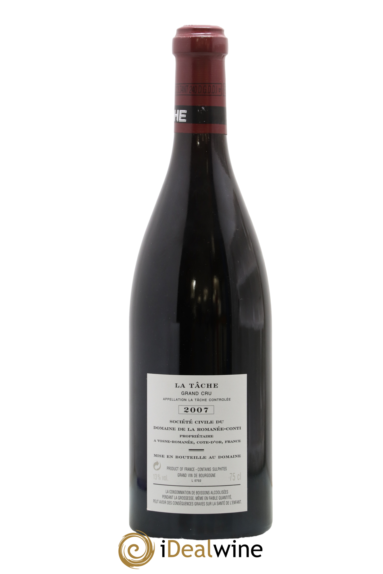 La Tâche Grand Cru Domaine de la Romanée-Conti 2007 - Posten von 1 Flasche - 1
