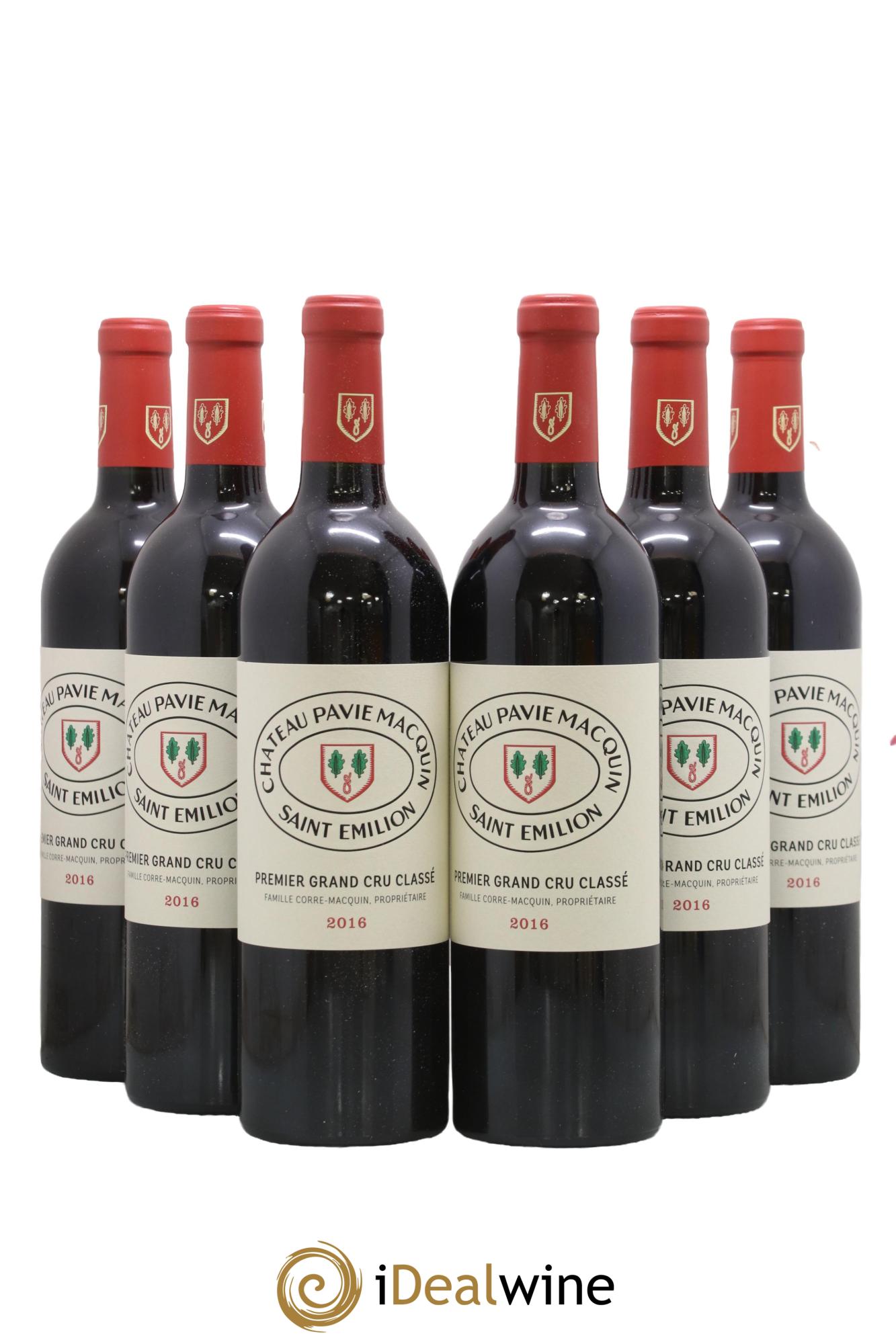 Château Pavie Macquin 1er Grand Cru Classé B 2016 - Lot de 6 bouteilles - 0
