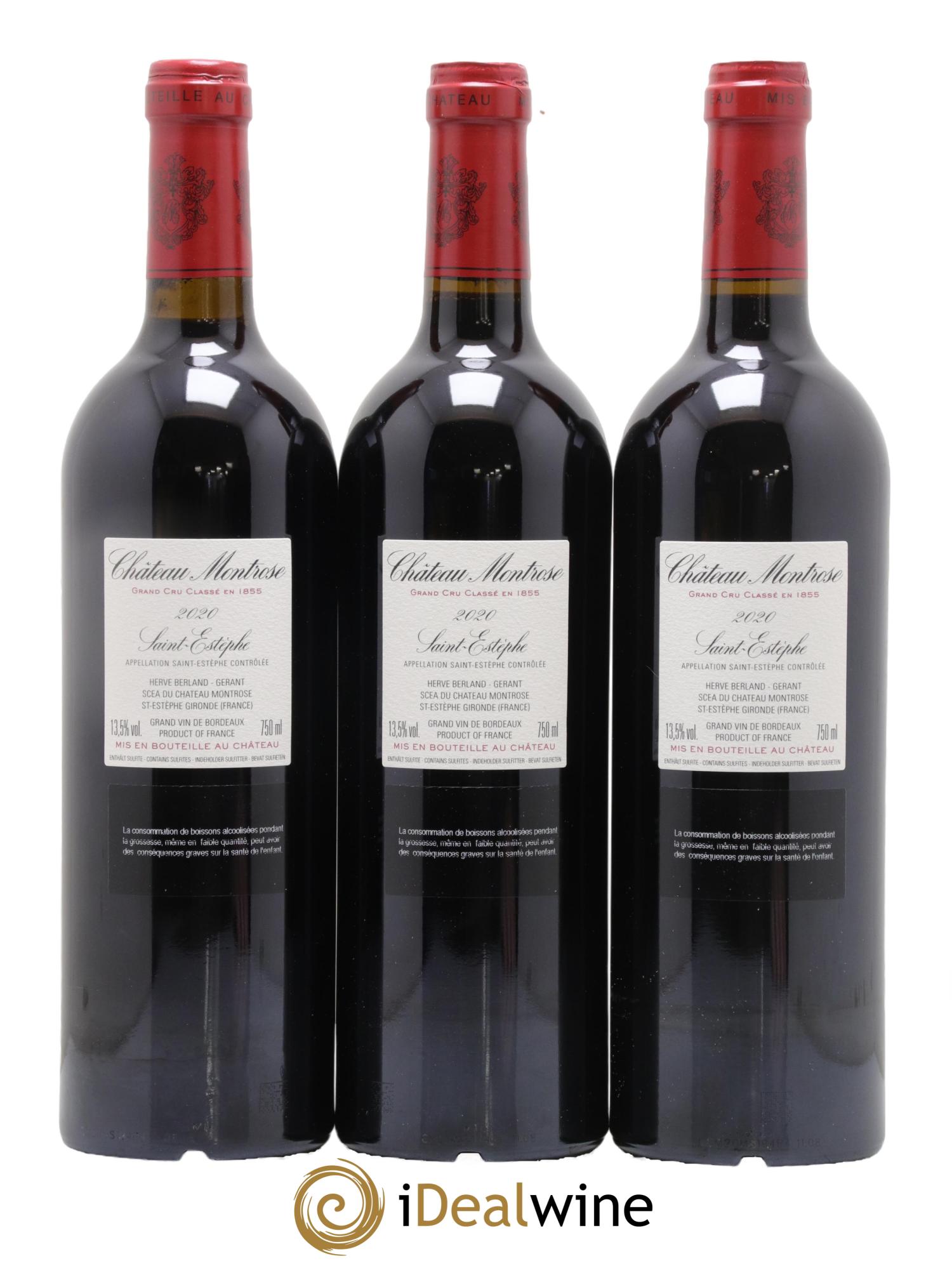 Château Montrose 2ème Grand Cru Classé 2020 - Lot de 6 bouteilles - 2