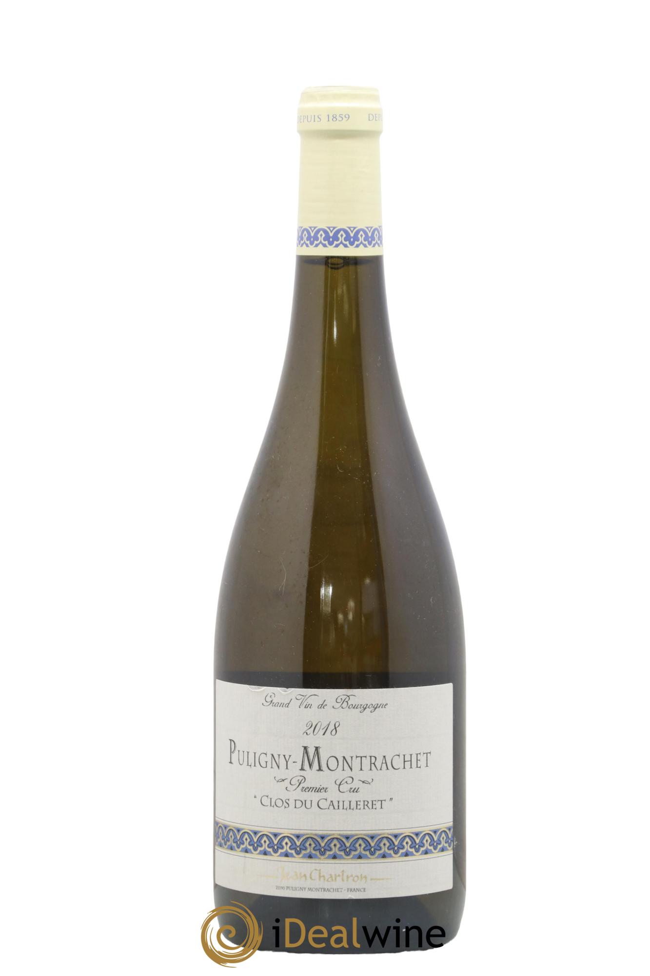 Puligny-Montrachet 1er Cru Clos du cailleret Jean Chartron (Domaine) 2018 - Posten von 1 Flasche - 0