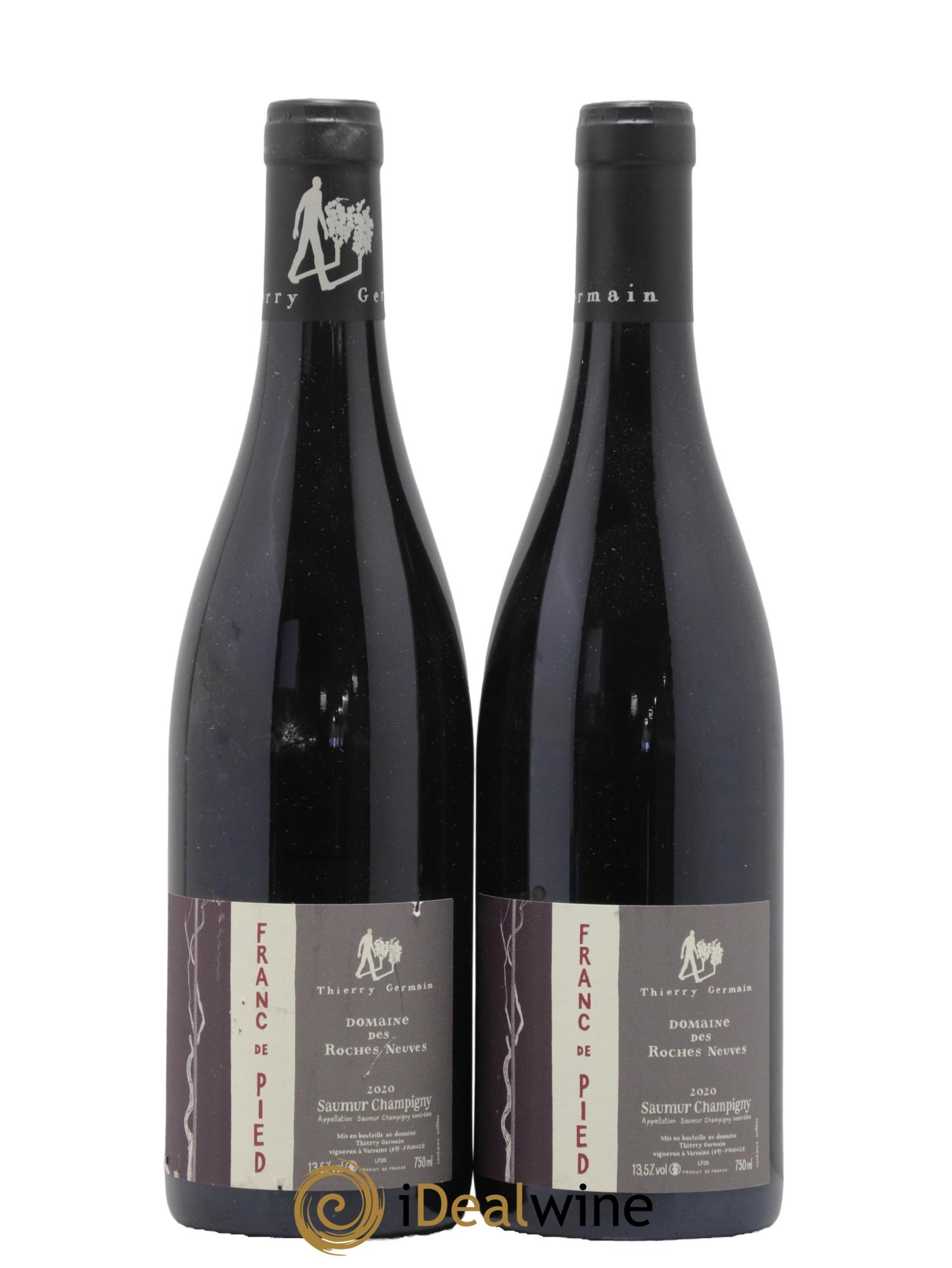 Saumur-Champigny Franc de pied Domaine des Roches Neuves - Thierry Germain 2020 - Lot de 2 bouteilles - 0