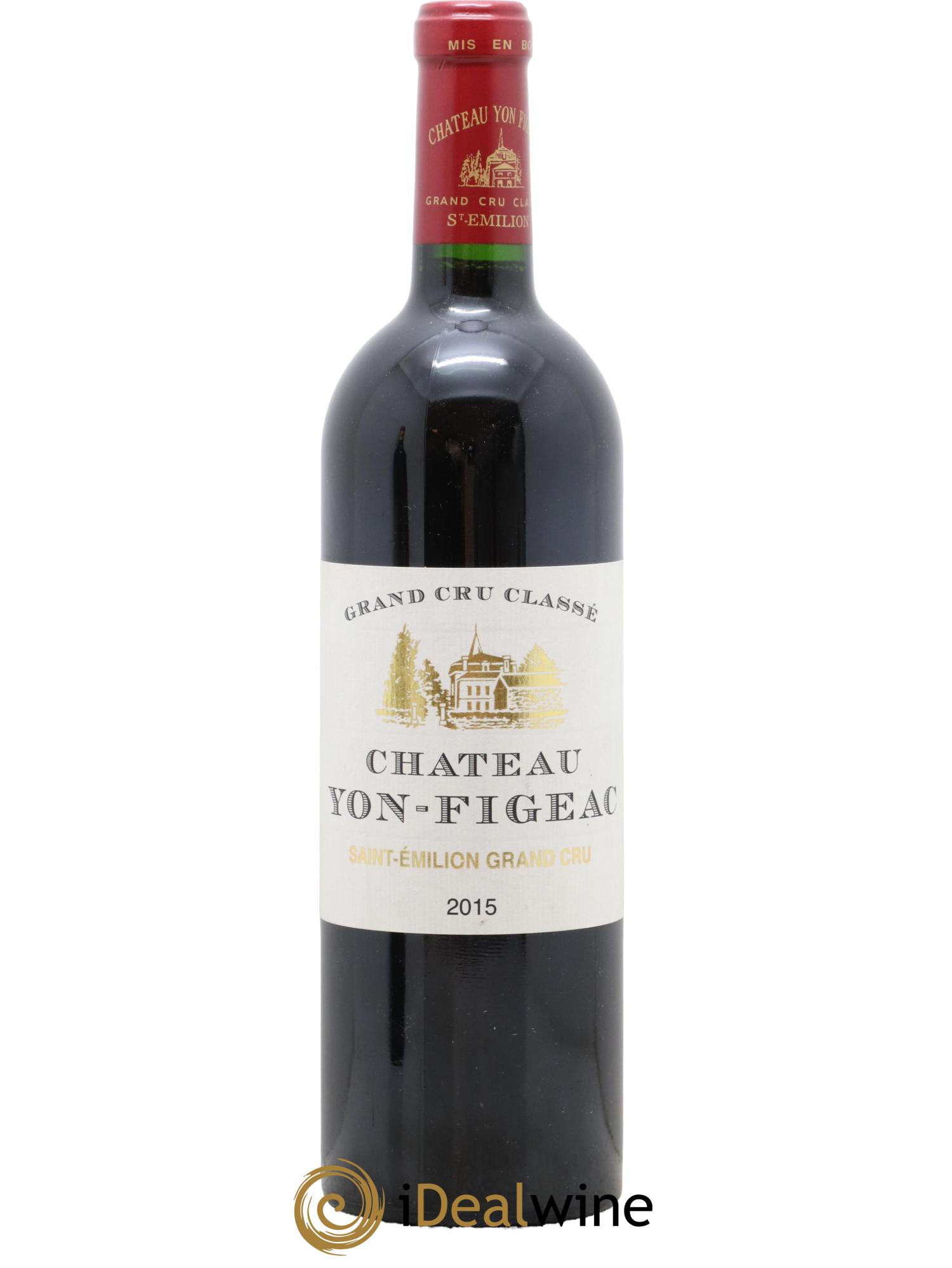 Château Yon Figeac Grand Cru Classé 2015 - Lot de 1 bouteille - 0