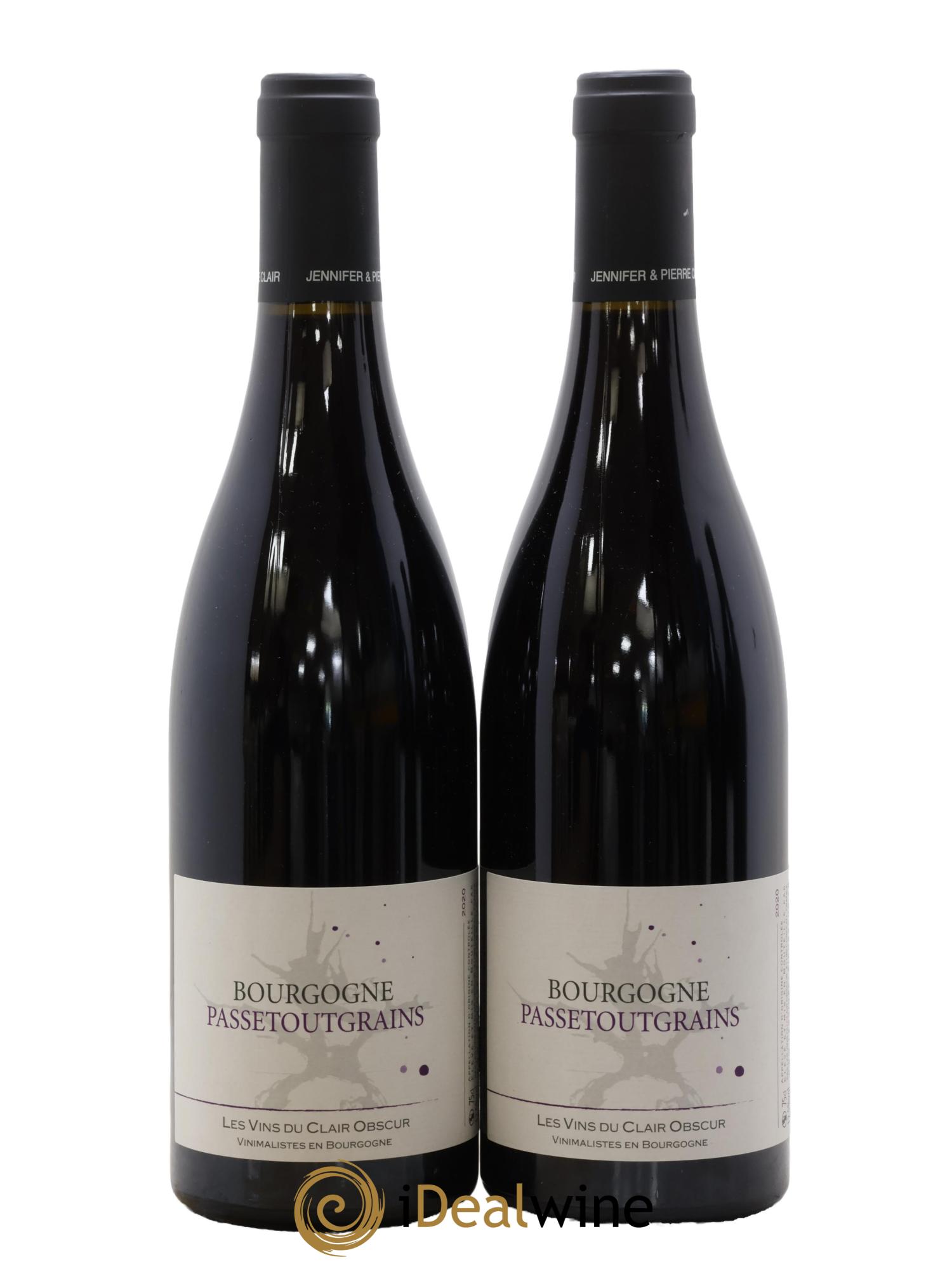 Bourgogne Passetoutgrains Clair Obscur 2020 - Lot de 2 bouteilles - 0