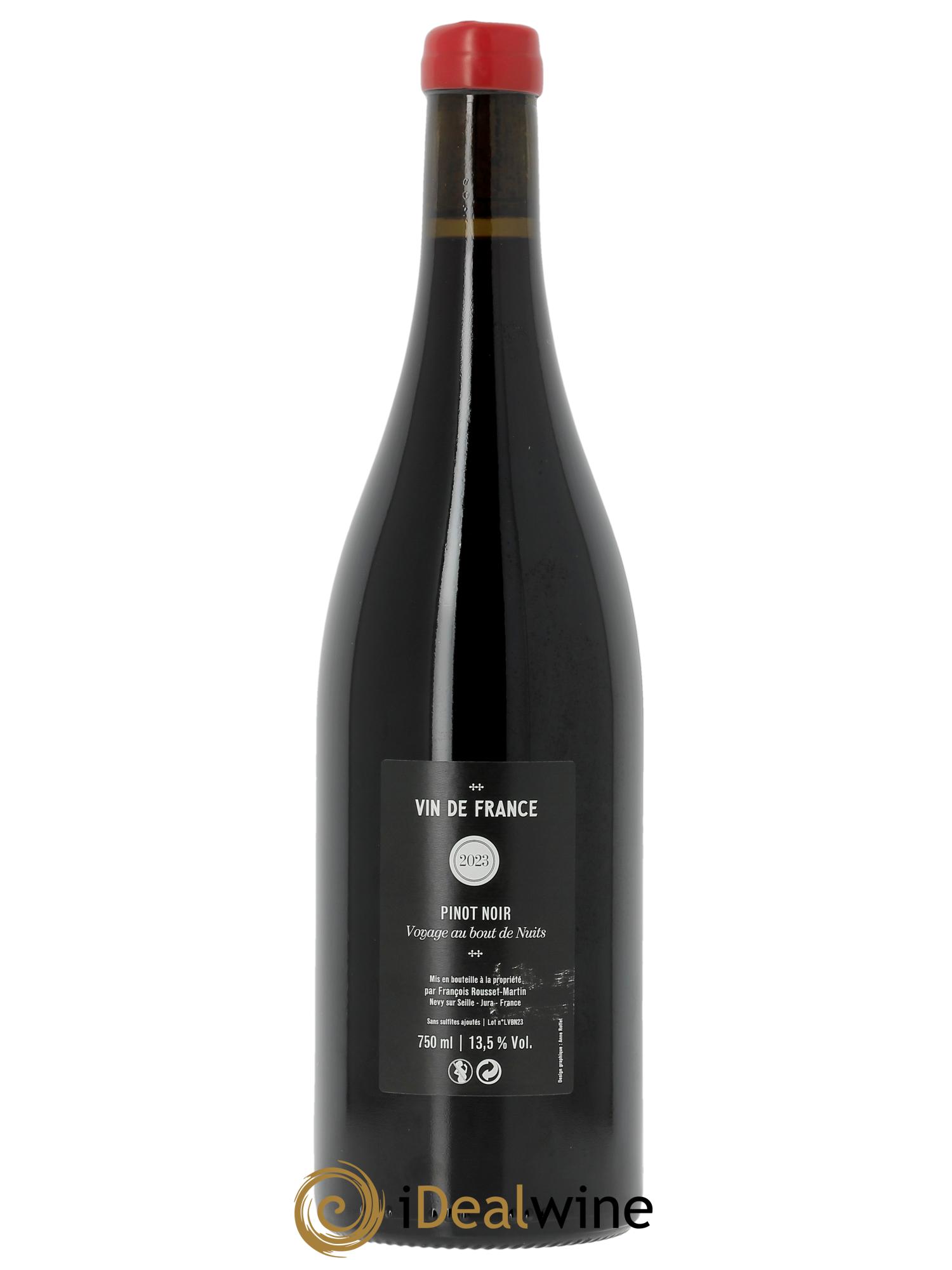 Vin de France Voyage au bout de Nuits François Rousset Martin 2023 - Lot de 1 bouteille - 1