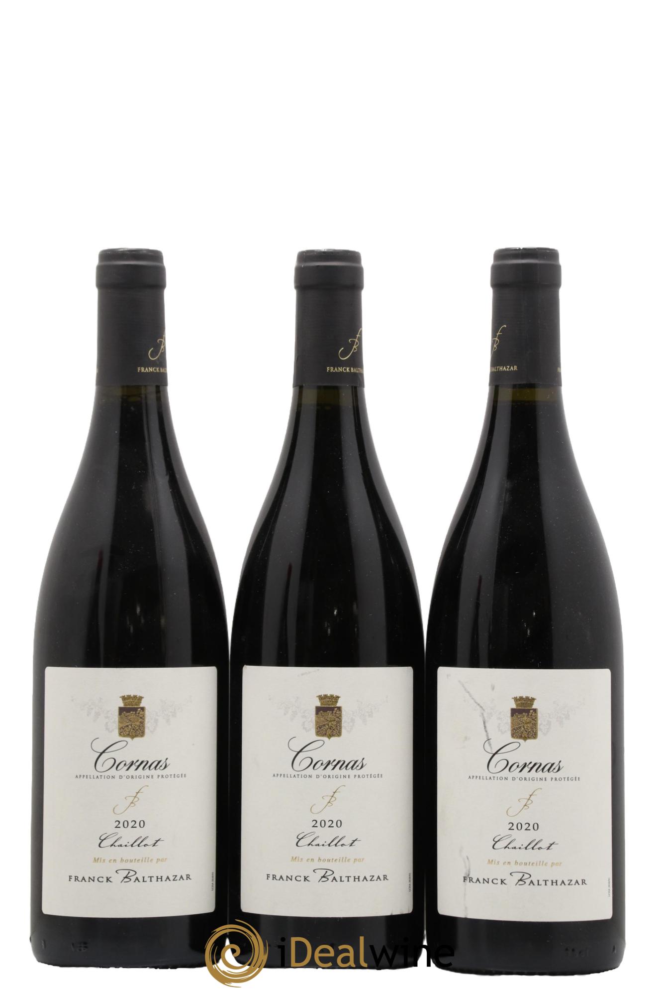 Cornas Chaillot Franck Balthazar (Domaine) 2020 - Lot de 3 bouteilles - 0