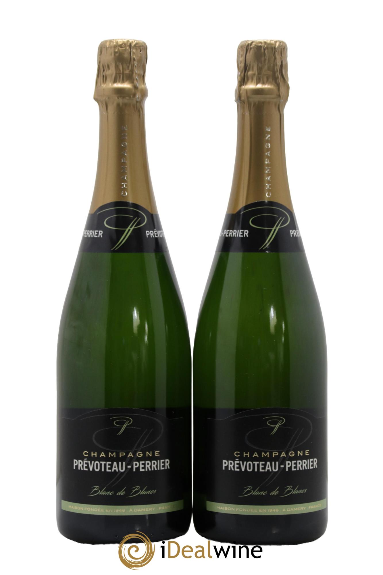 Champagne Blanc de Blancs Prévoteau Perrier - Lot de 2 bouteilles - 0