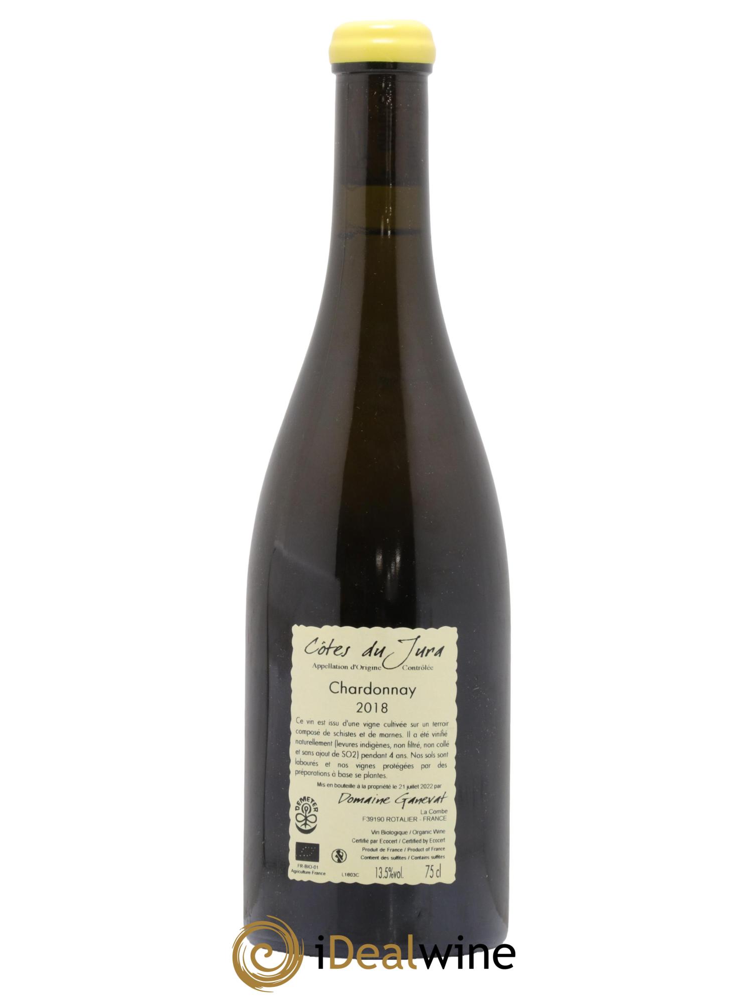 Côtes du Jura Chardonnay En Billat Jean-François Ganevat (Domaine) 2018 - Lot de 1 bouteille - 1